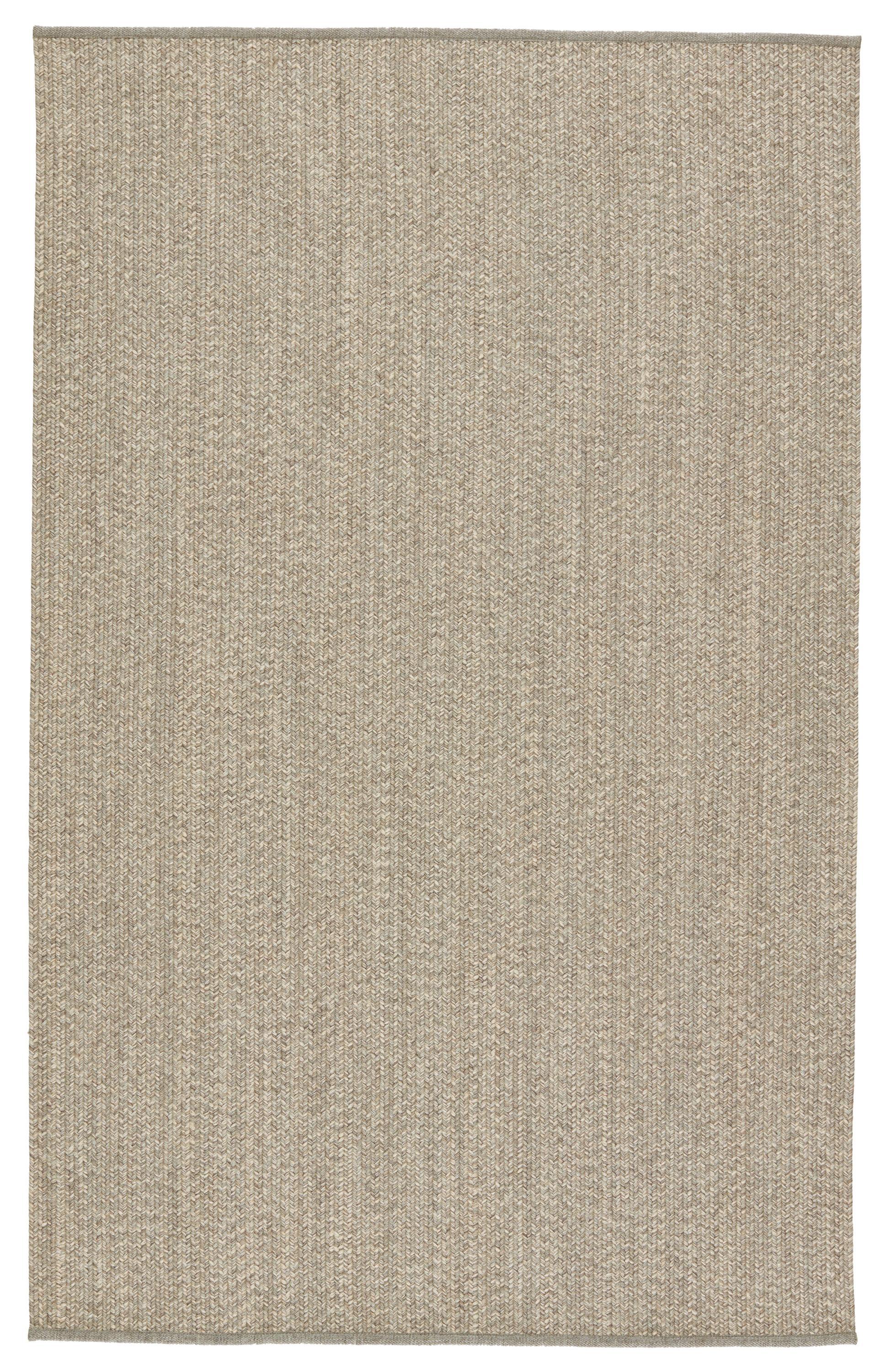 Jaipur Living Nirvana Sven Taupe / Cream 7'6" X 9'6" Rug