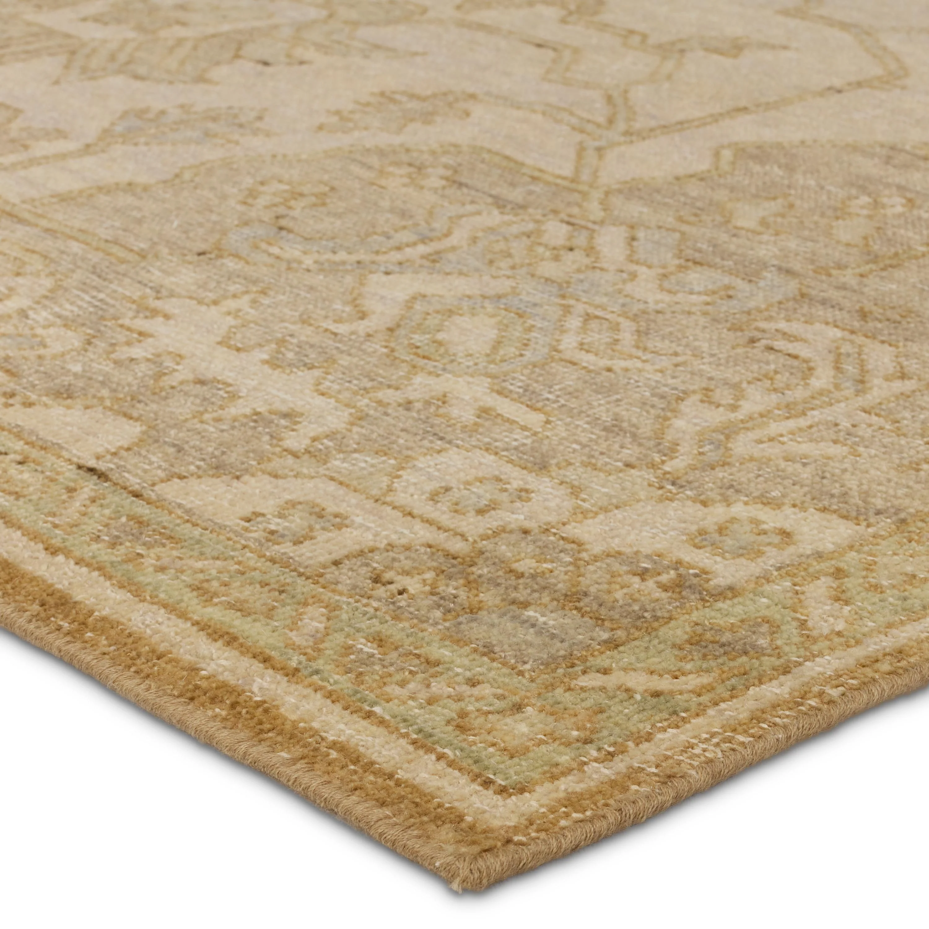 Jaipur Living Onessa Danet Floral Tan / Gold 8' X 10' Rug - Image 2