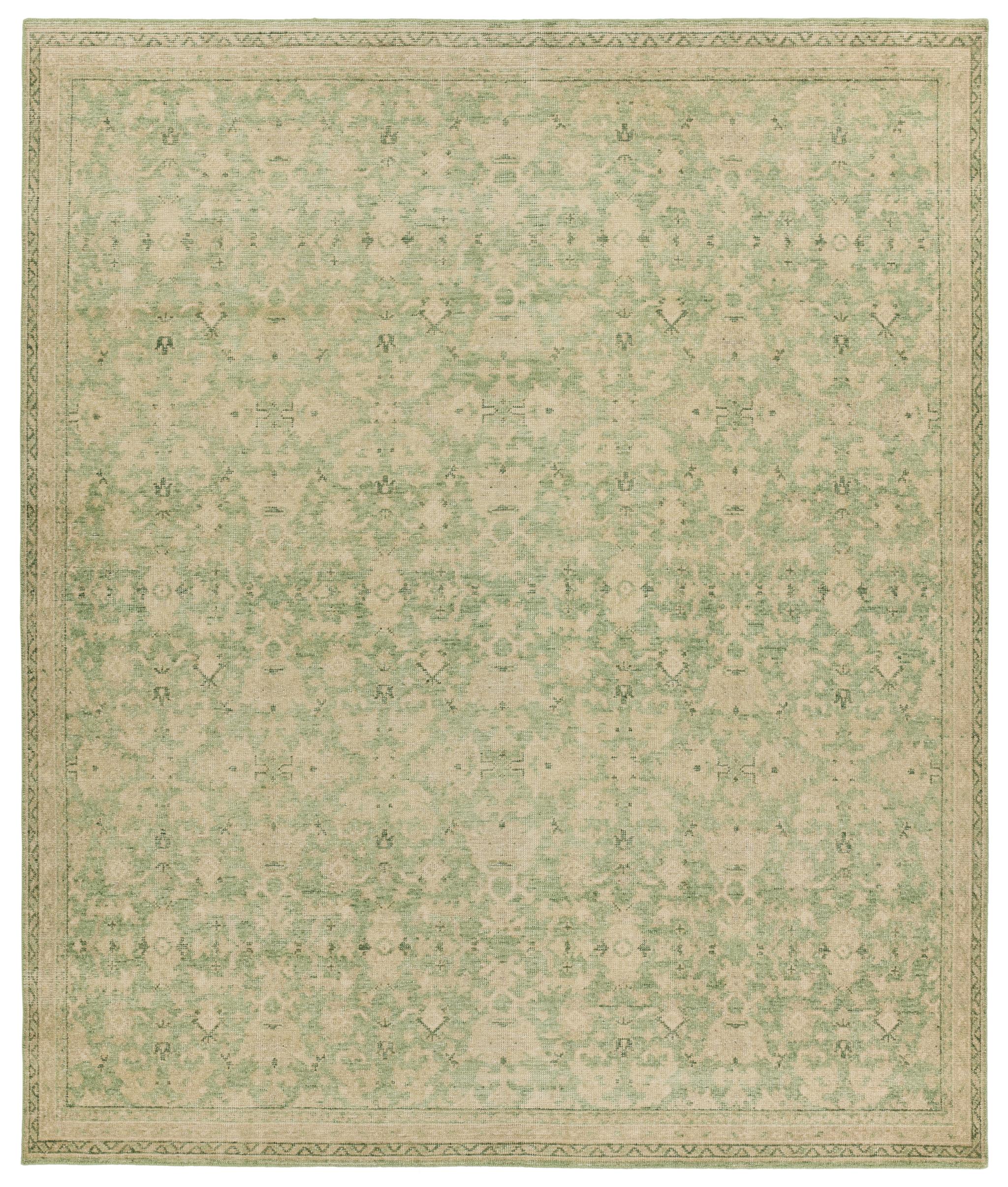Jaipur Living Onessa Rowland Medallion Green / Tan 9' X 12' Rug - Image 3