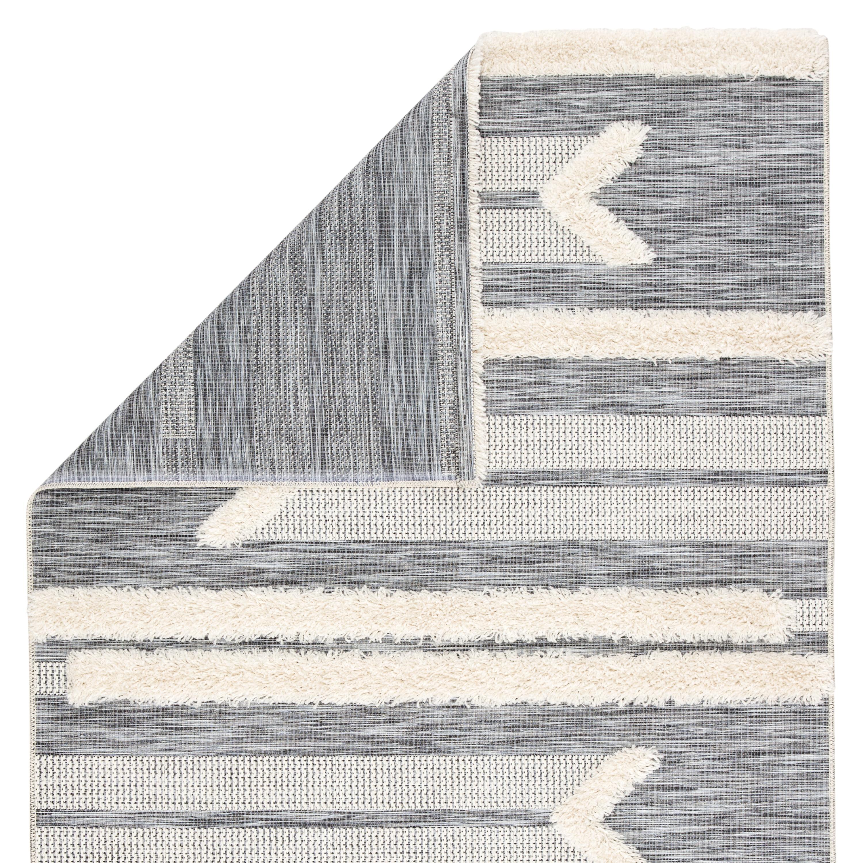 Jaipur Living Parades Hanai Gray / Cream 6'5" X 9'5" Rug - Image 3