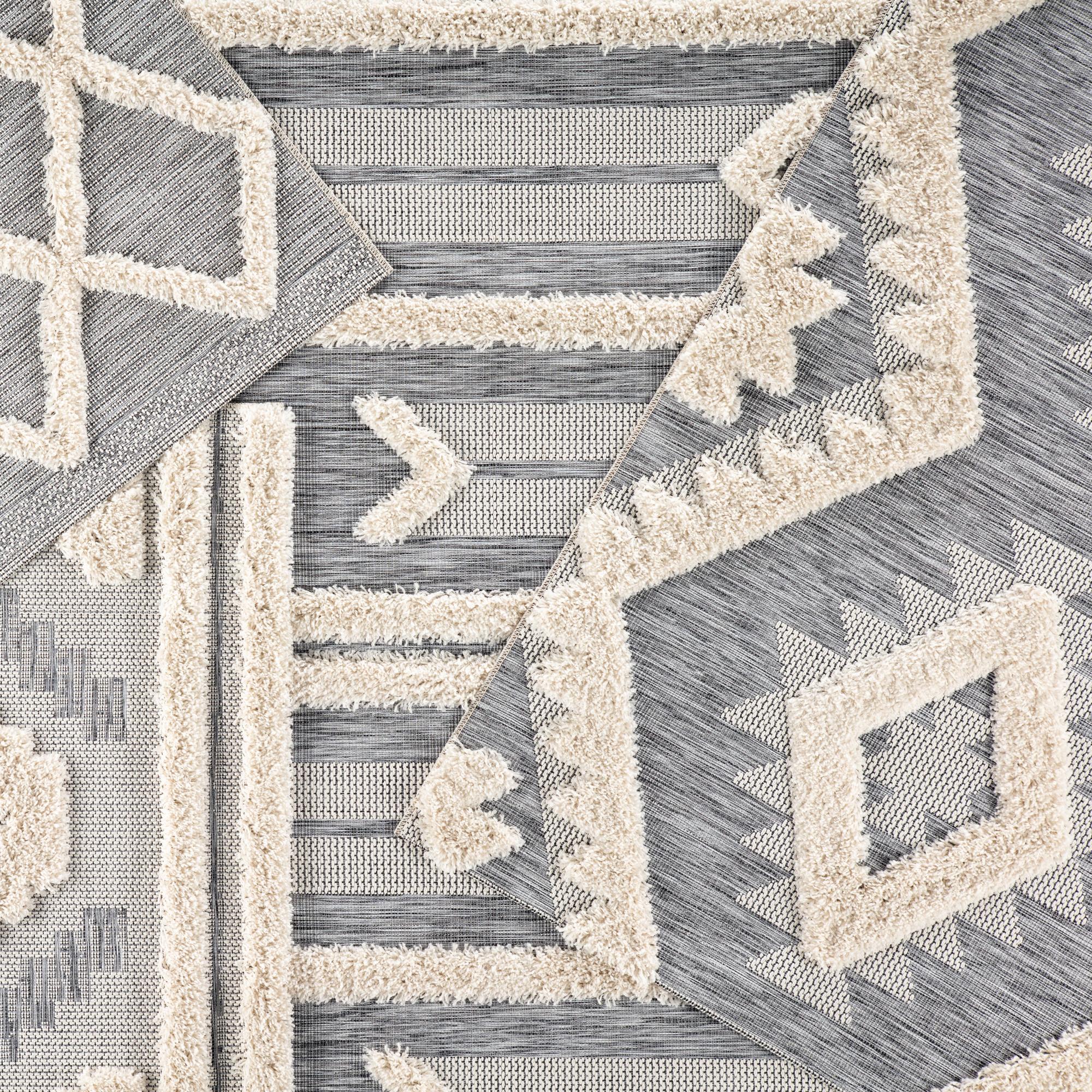 Jaipur Living Parades Hanai Gray / Cream 6'5" X 9'5" Rug - Image 6