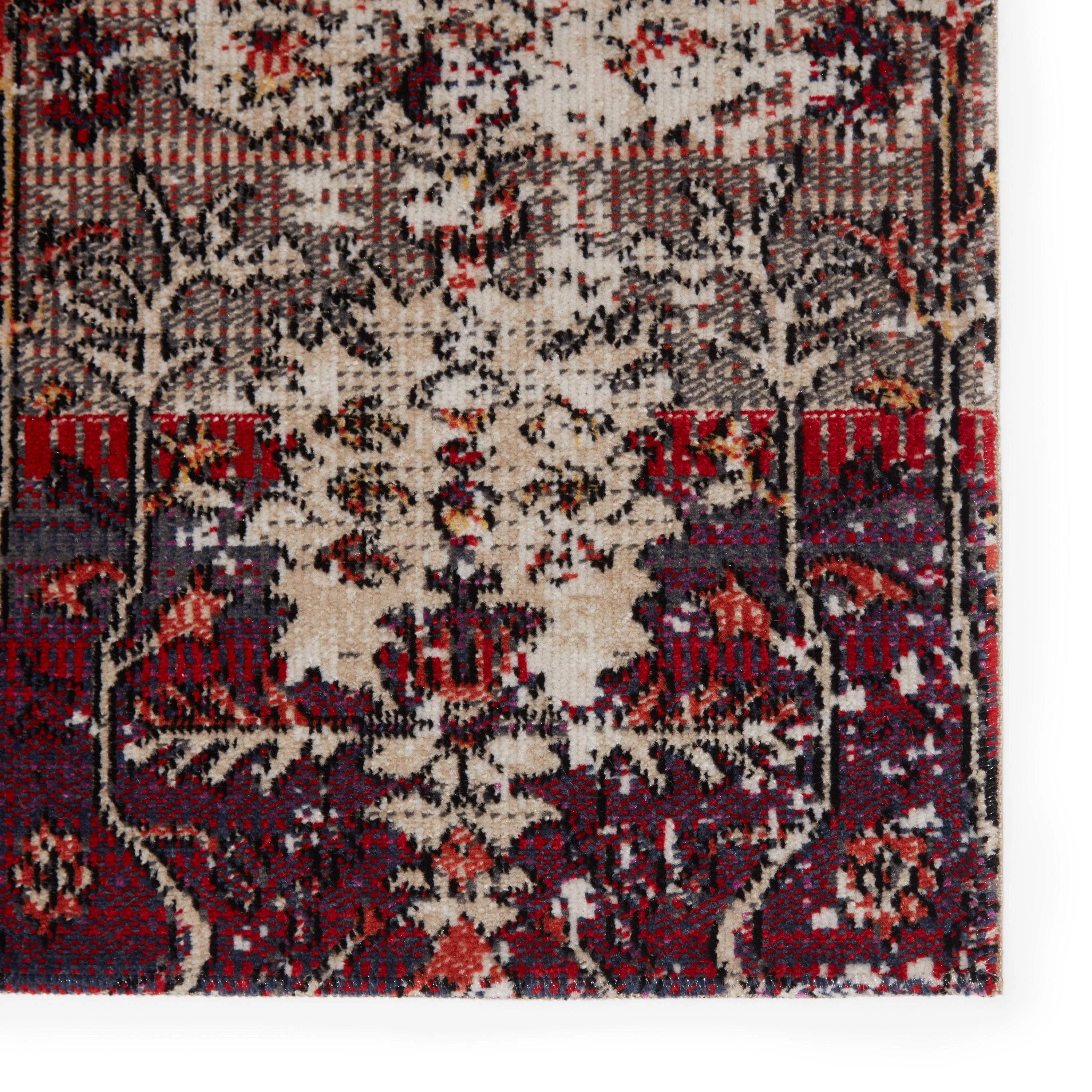 Jaipur Living Polaris Genesee Floral Multicolor / Pink 2' X 3' Rug - Image 3