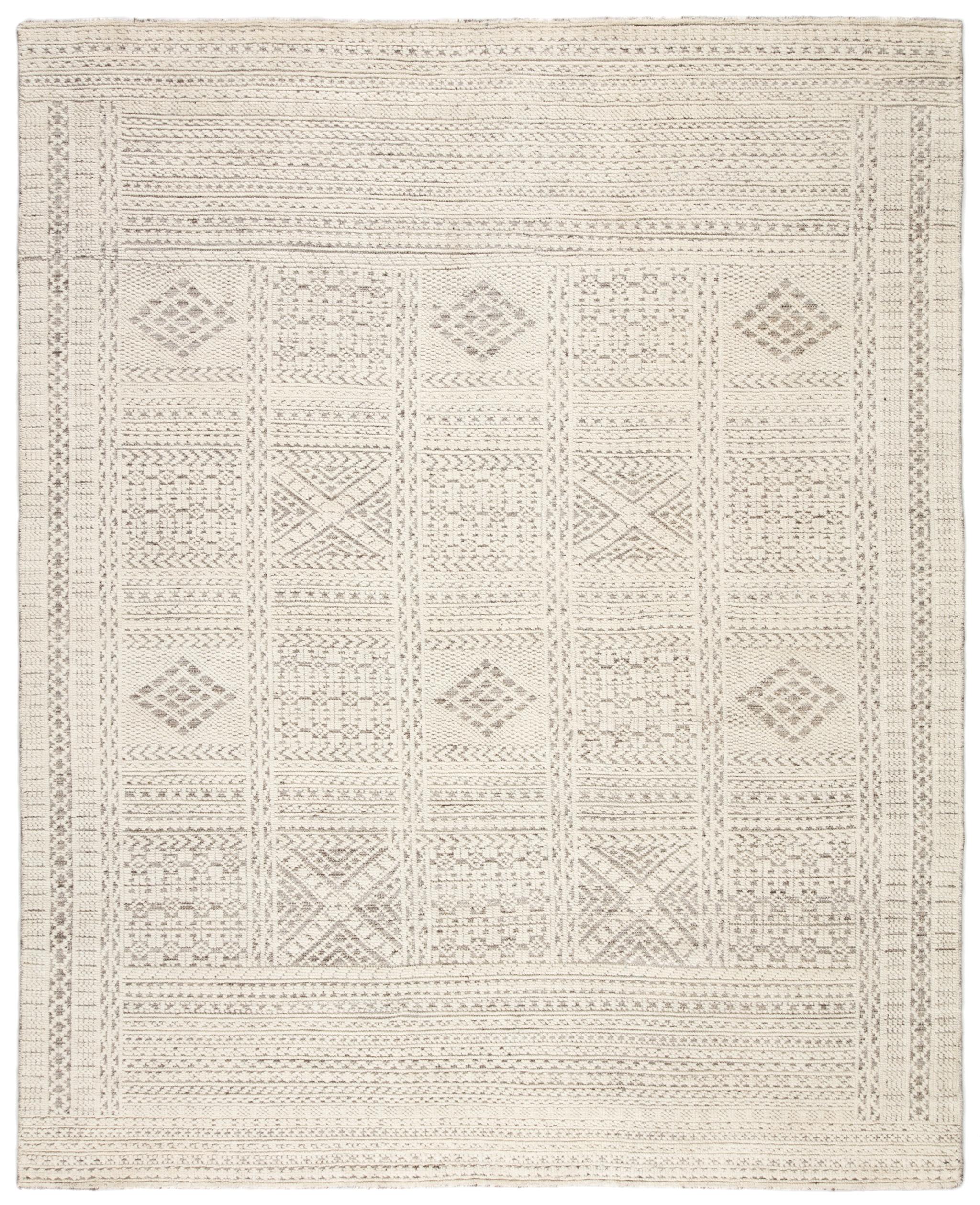 Jaipur Living Reign Jadene Border White / Light Gray 5' X 8' Rug - Image 5