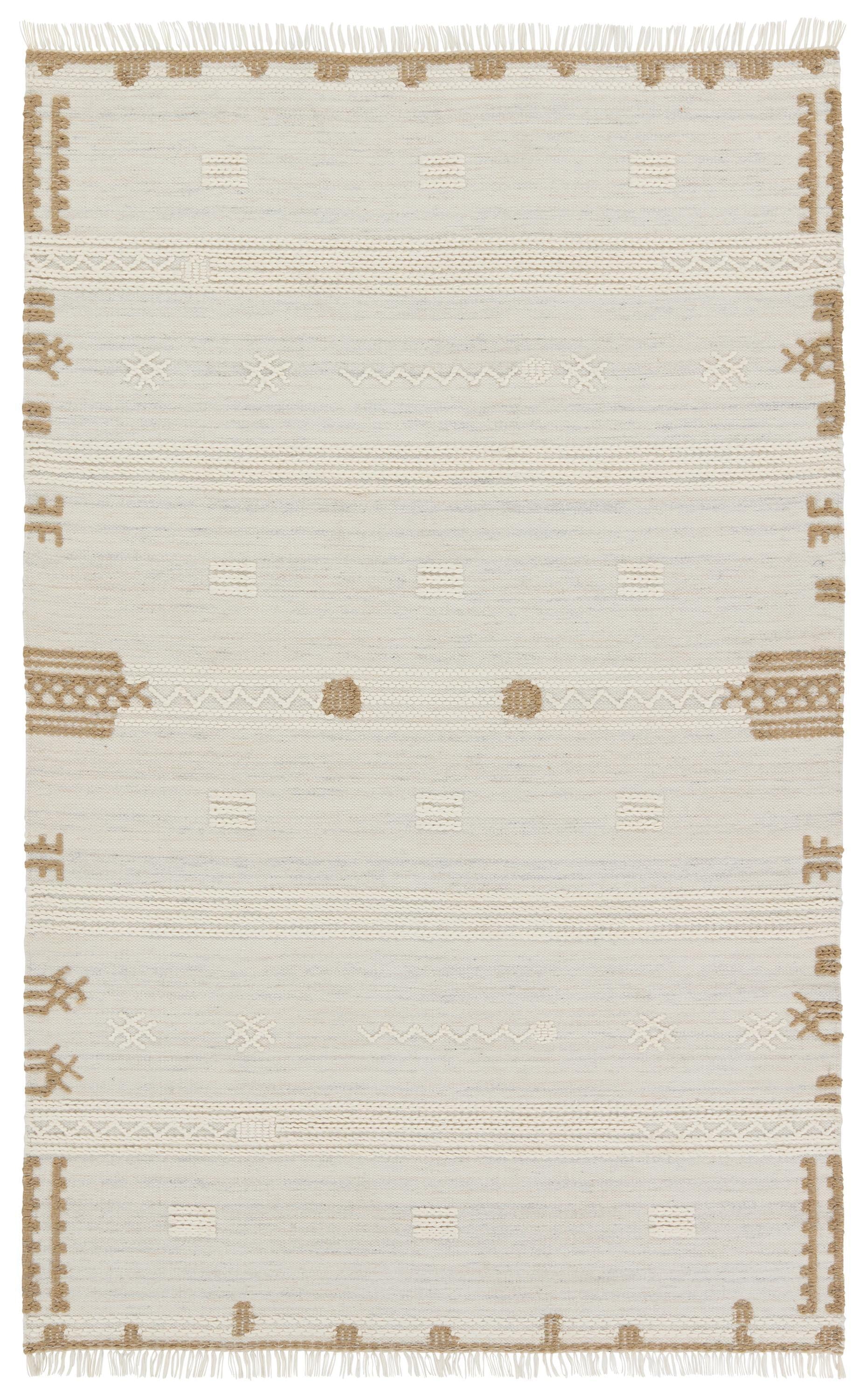 Jaipur Living Revelry Noble Trellis Ivory / Brown 5' X 8' Rug