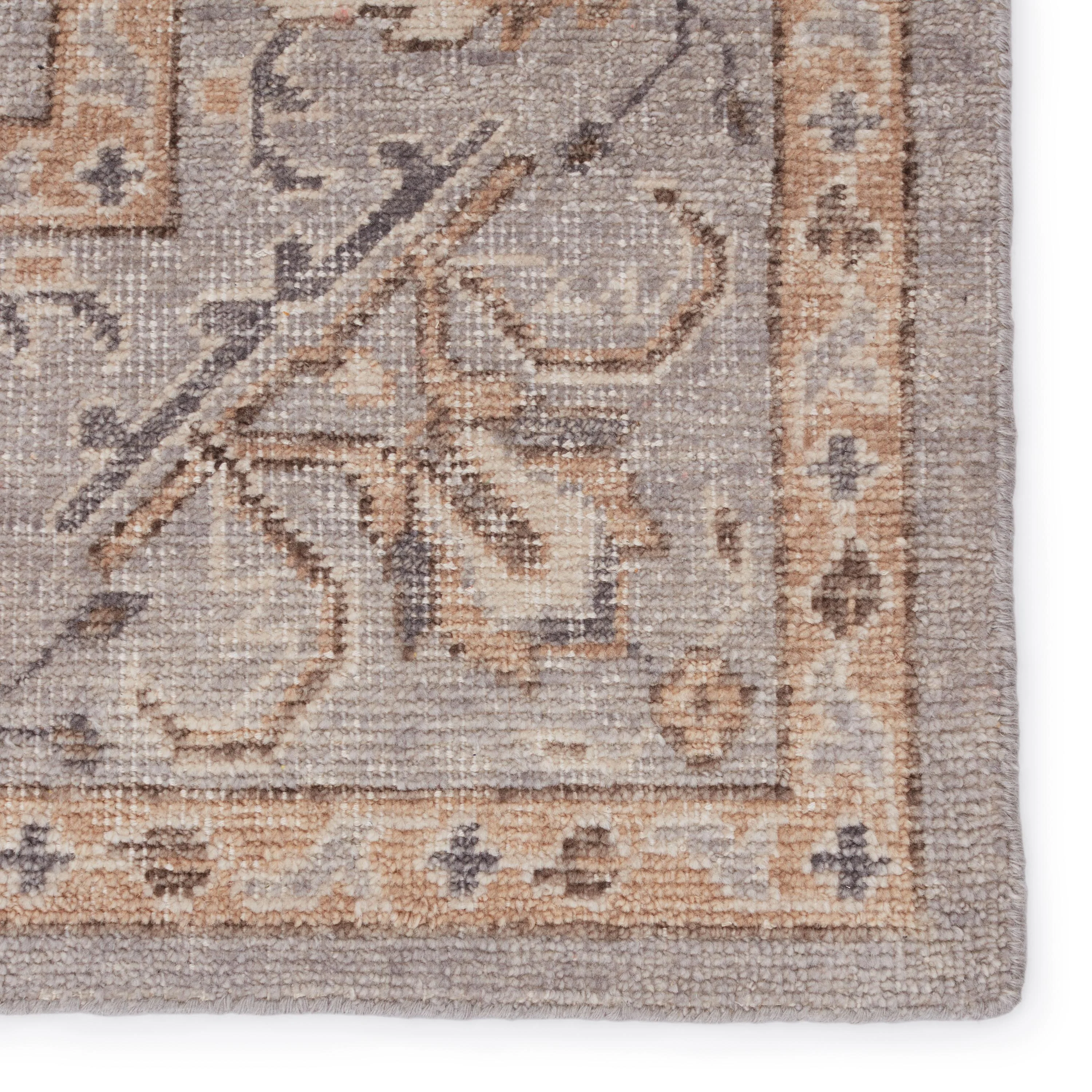 Jaipur Living Revolution Wyndham Oriental Light Gray / Tan 10' X 14' Rug - Image 4