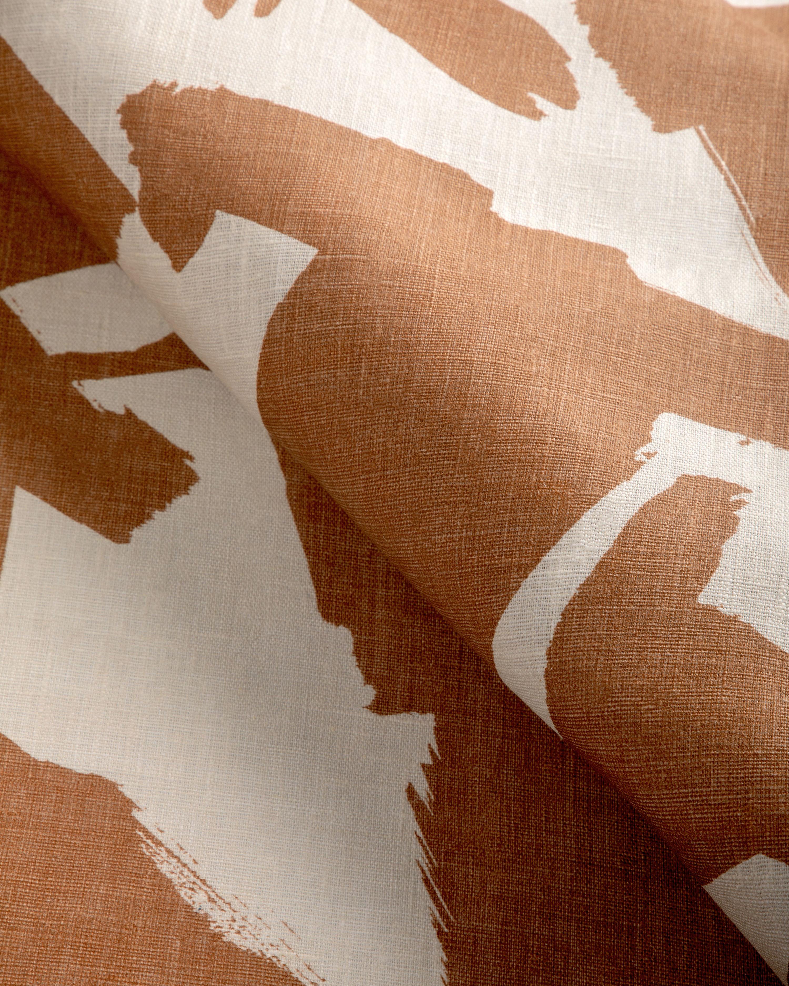 Kravet Bold Lines Clay Fabric - Image 4