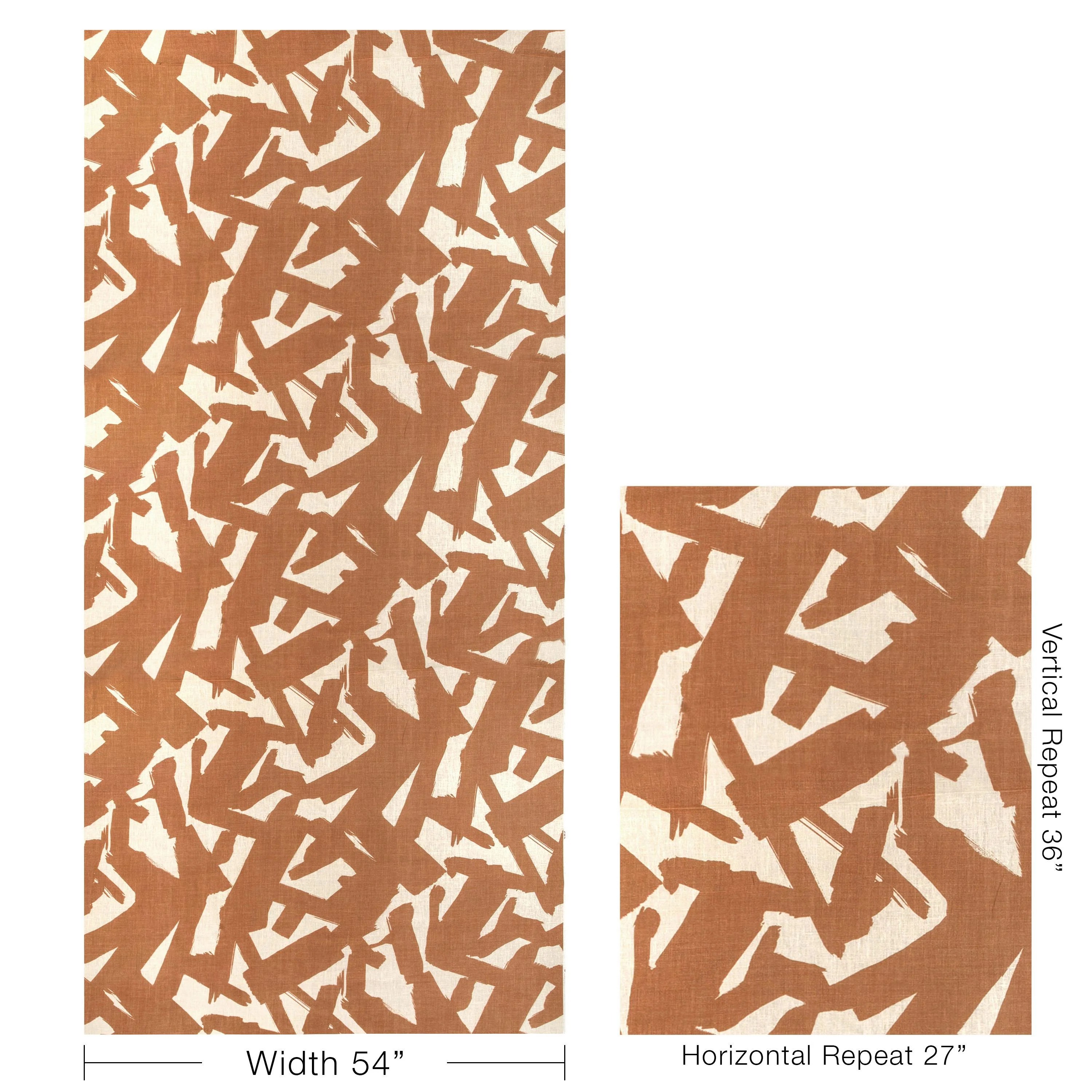 Kravet Bold Lines Clay Fabric - Image 5