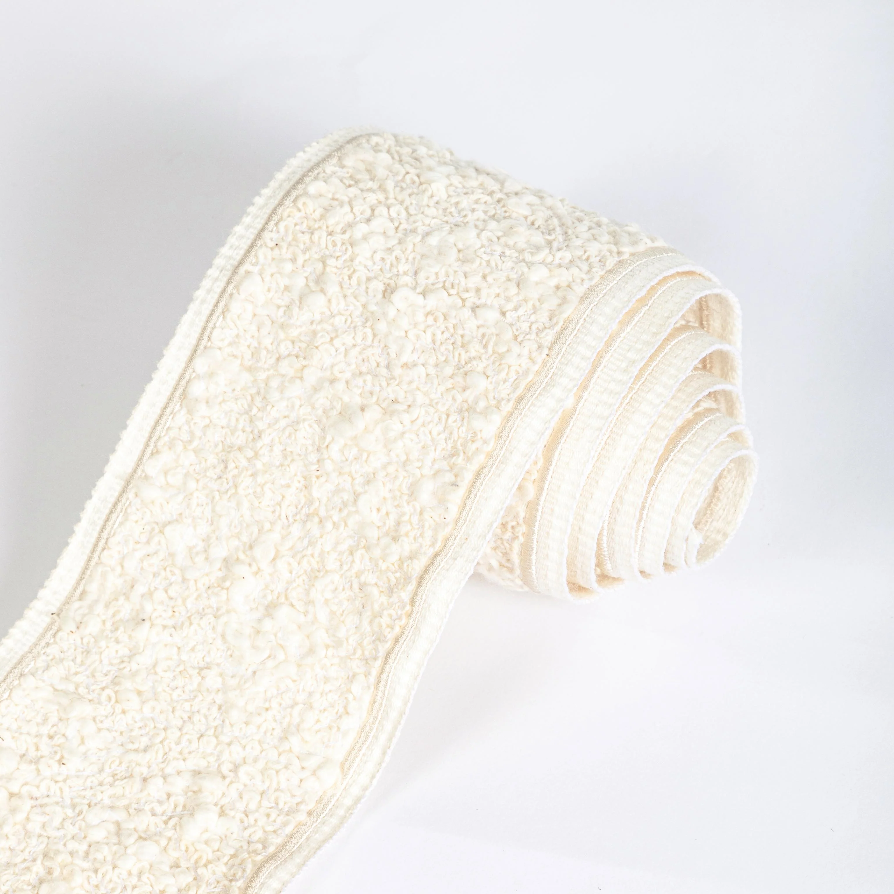 Kravet Boucle Tape Ivory Trim - Image 3