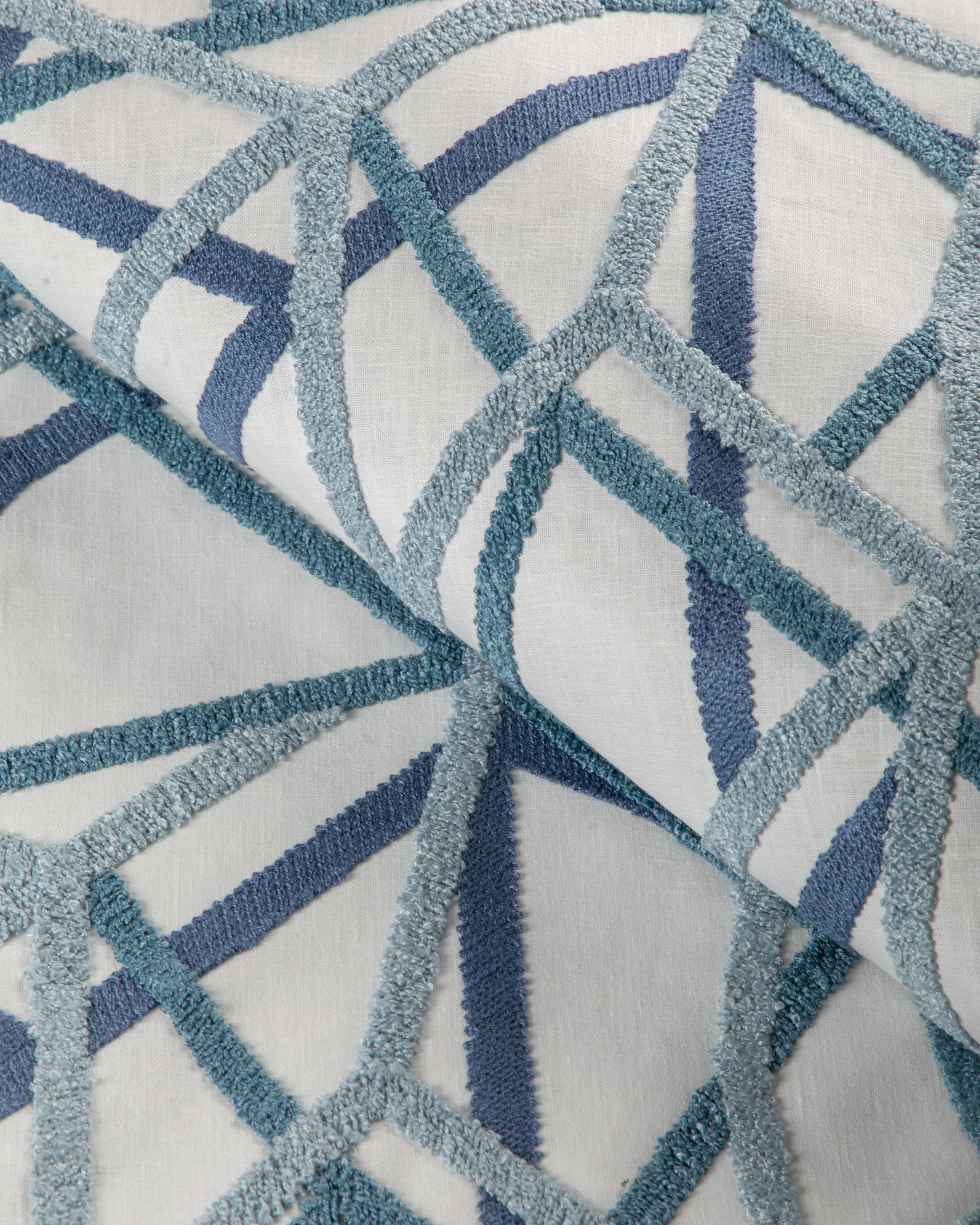 Kravet Cable Dance Indigo Fabric - Image 4
