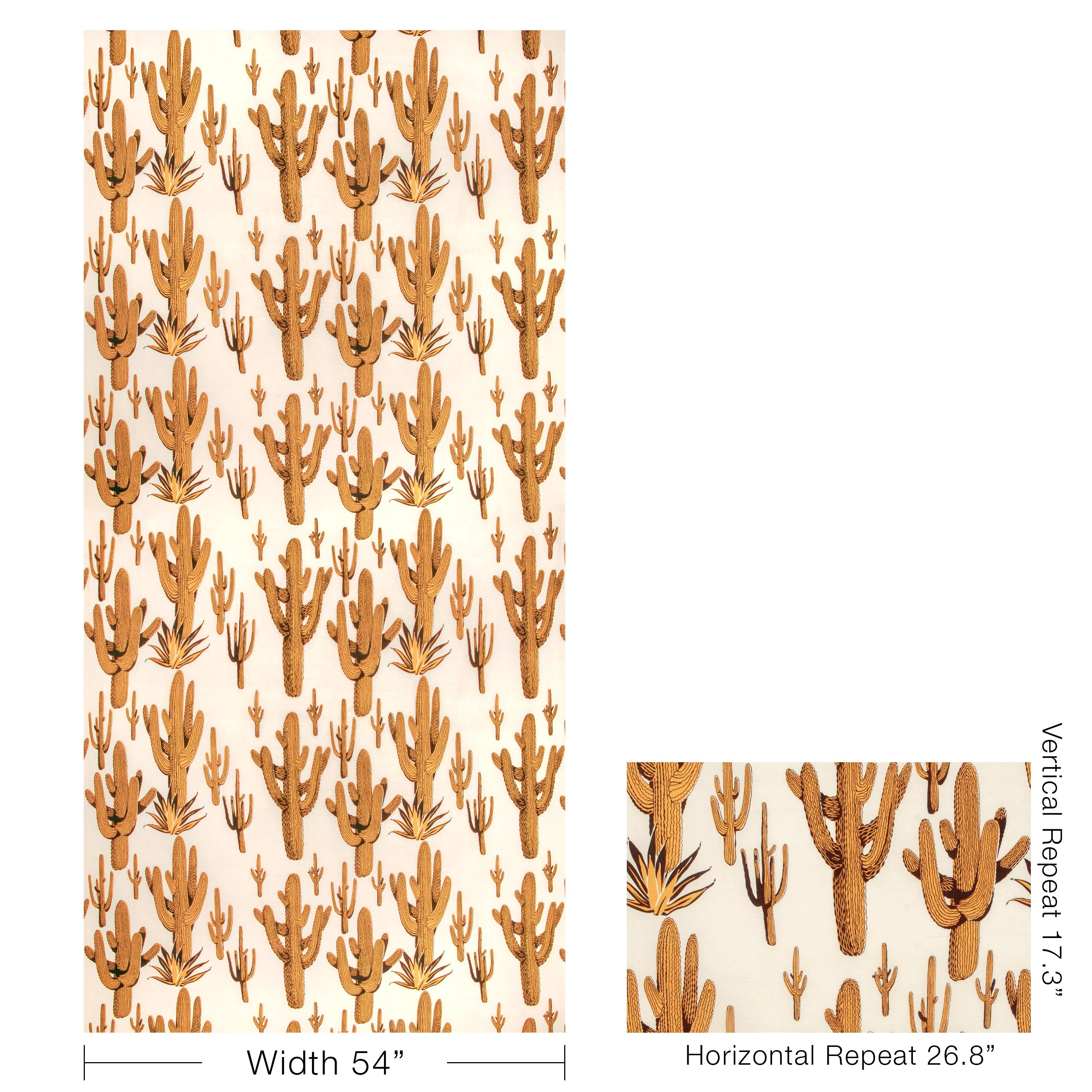 Kravet Cacti Land Saffron Fabric - Image 5