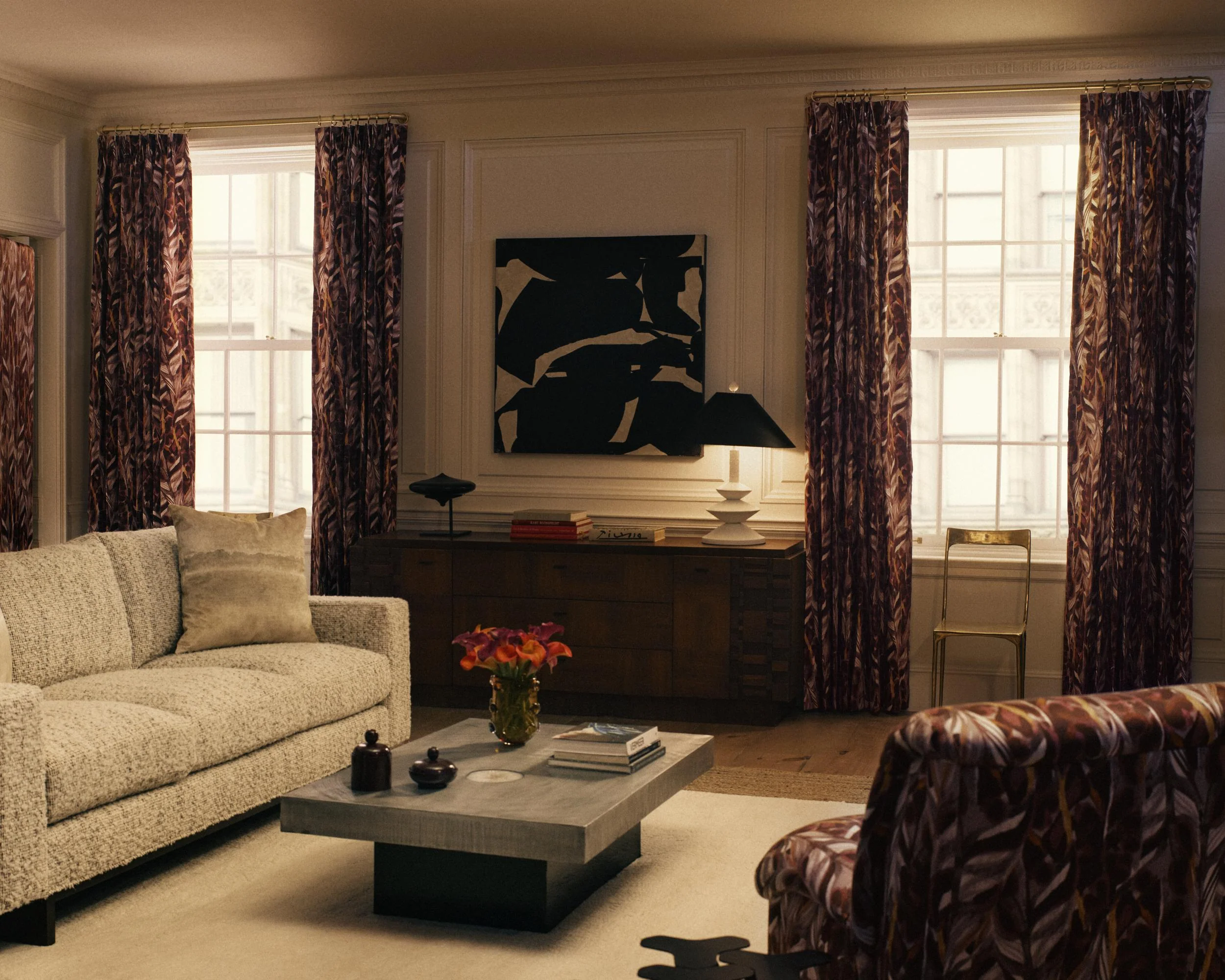 Kravet Caspia Mulberry Drapery Fabric - Image 7