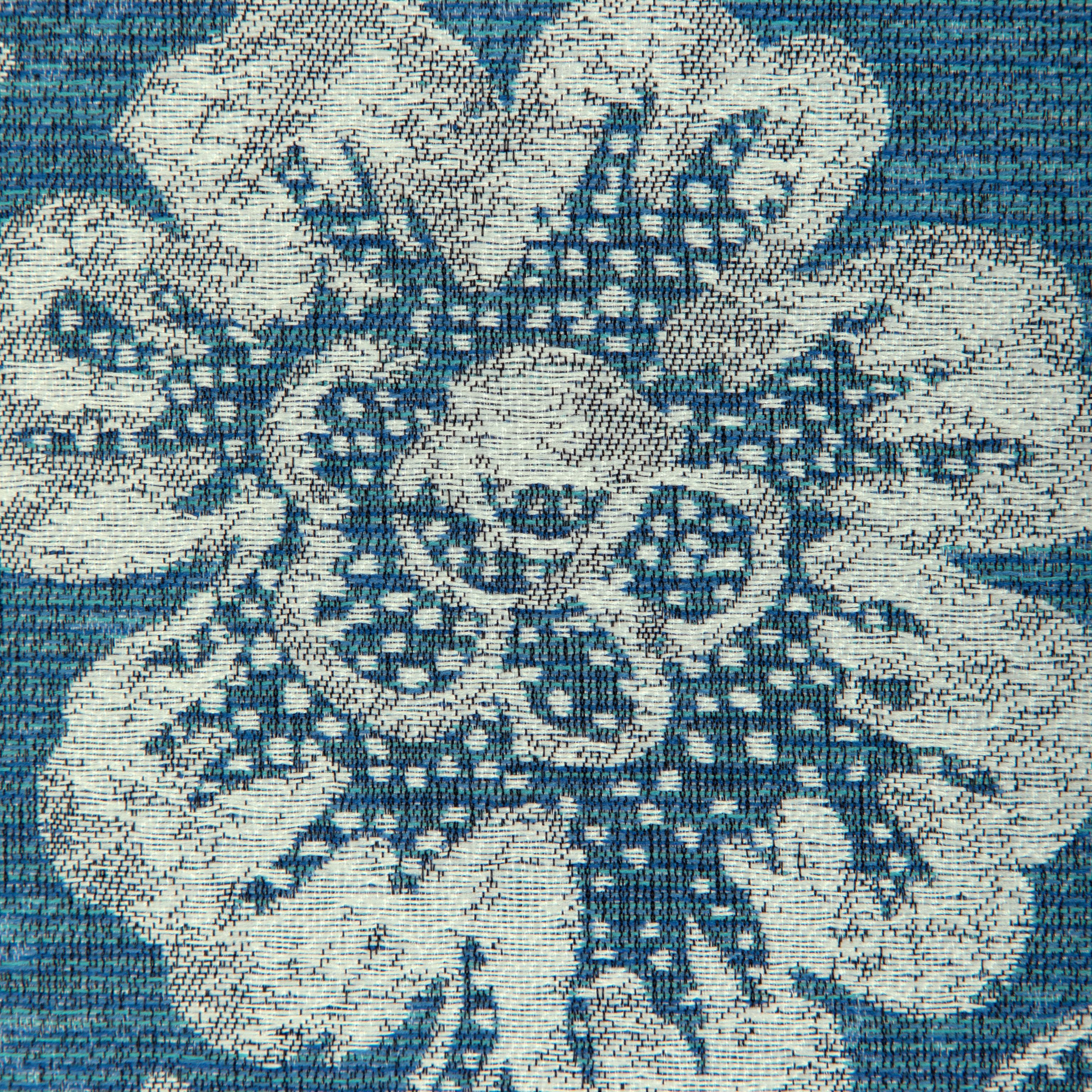 Kravet Chesapeake Batik Blue Upholstery Fabric - Image 3
