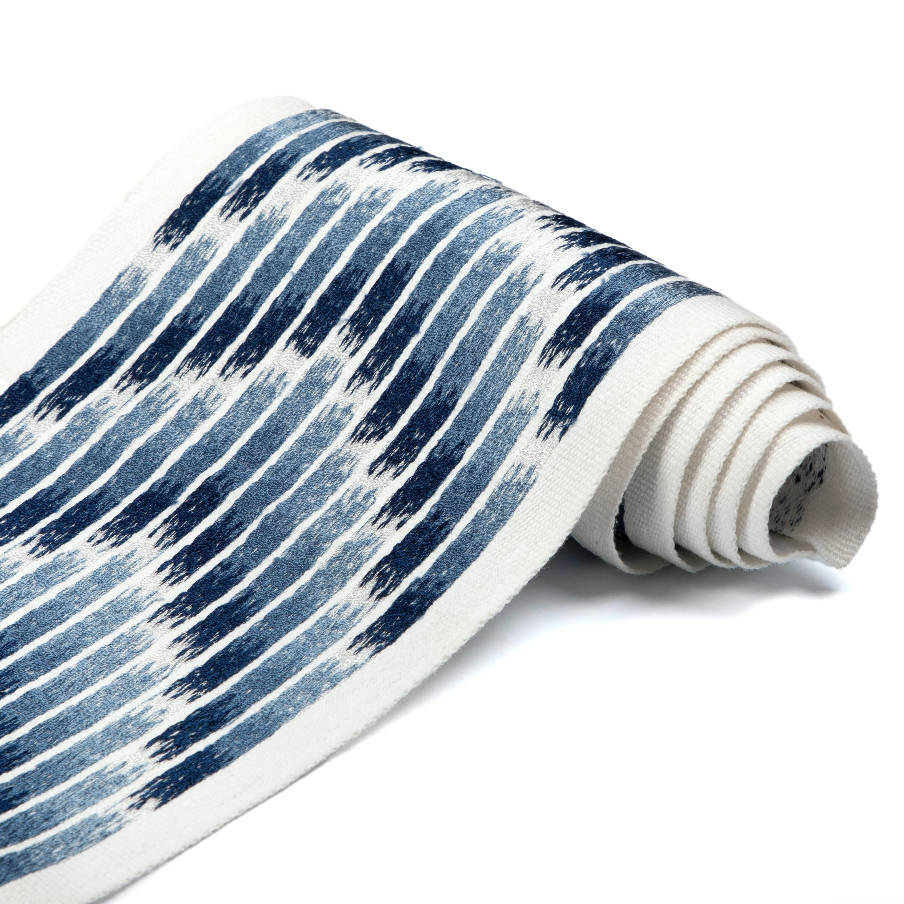 Kravet Chevron Wide Tape Indigo Trim - Image 3