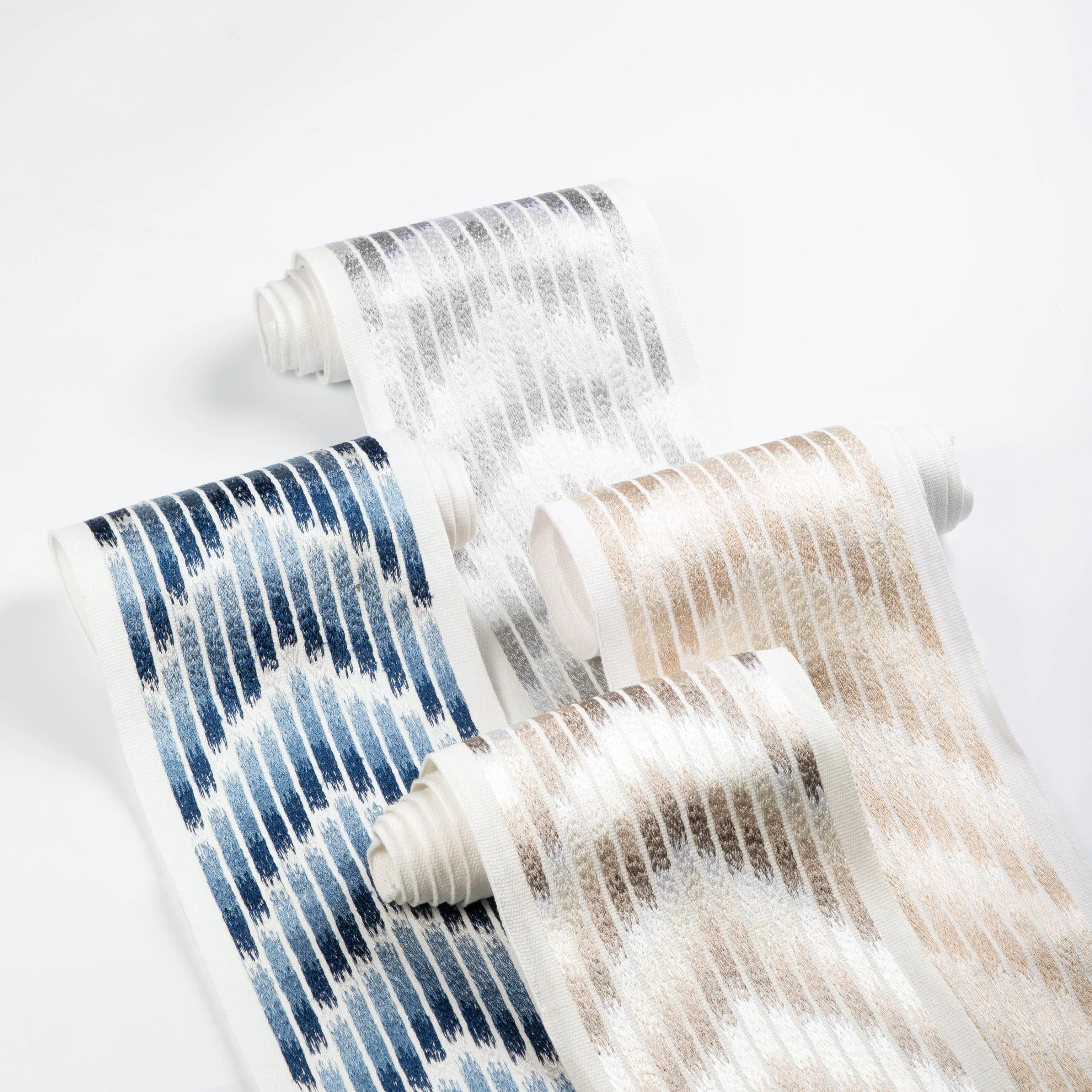 Kravet Chevron Wide Tape Indigo Trim - Image 4