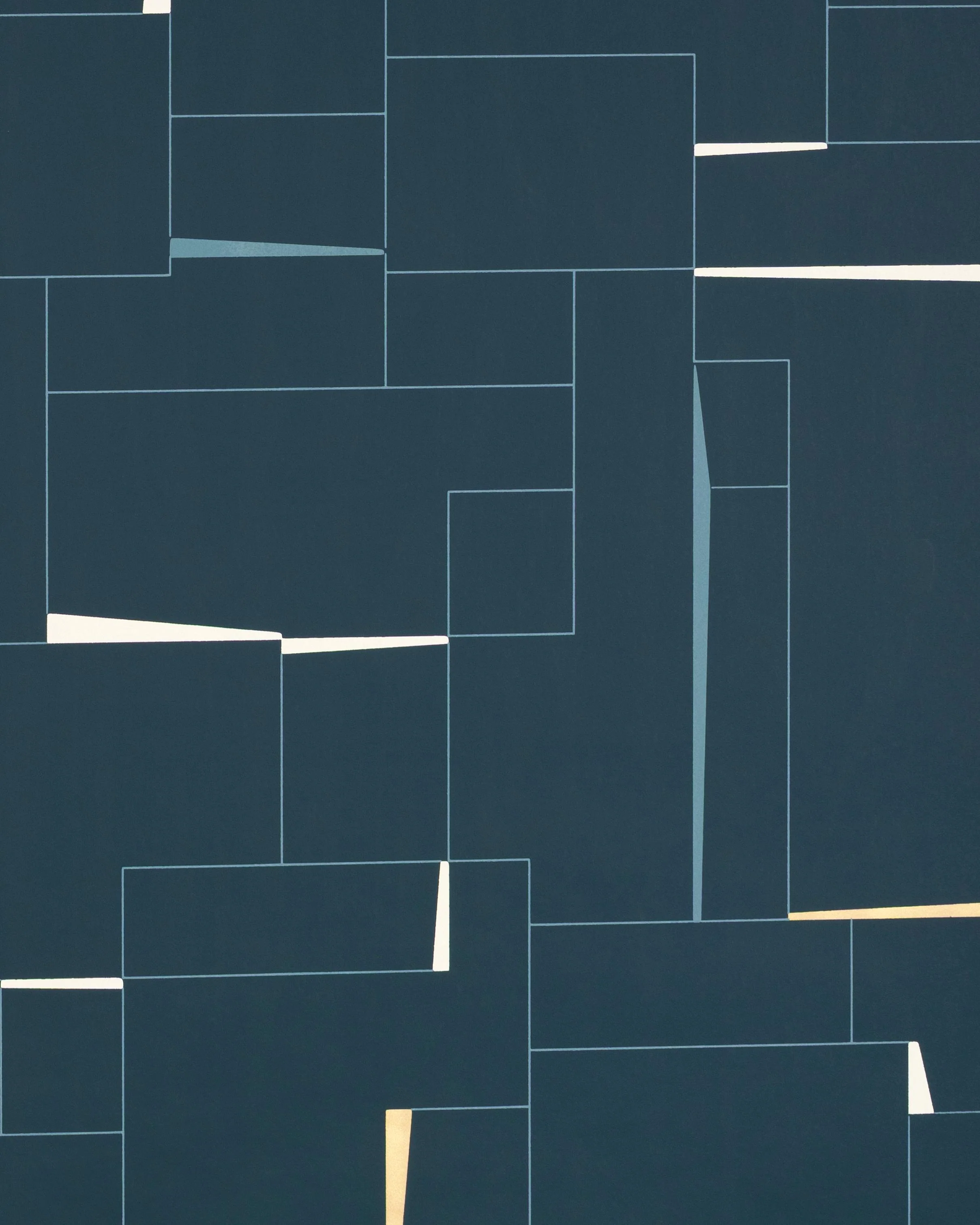 Kravet Counterculture Indigo Wallpaper