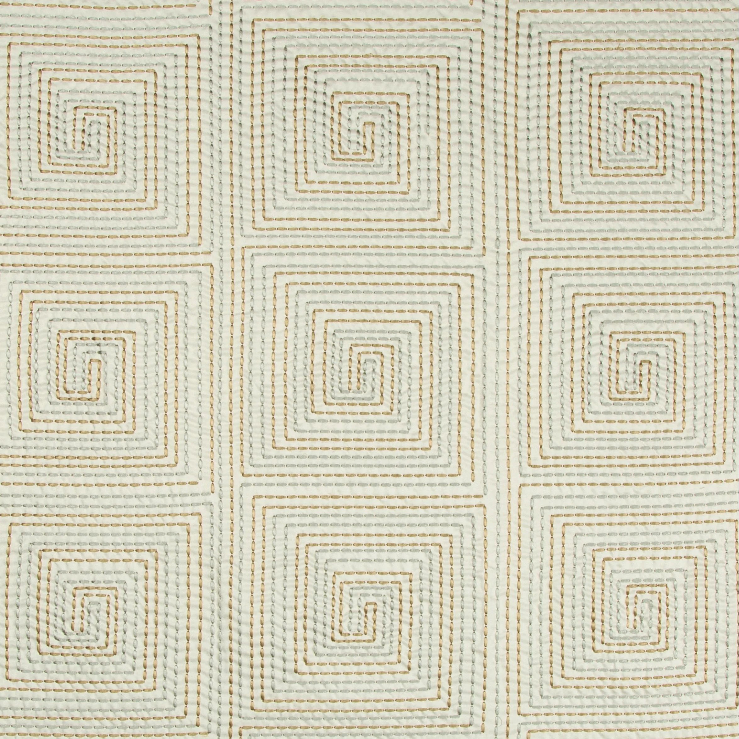 Kravet Edge Stitch Bronze Drapery Fabric - Image 2