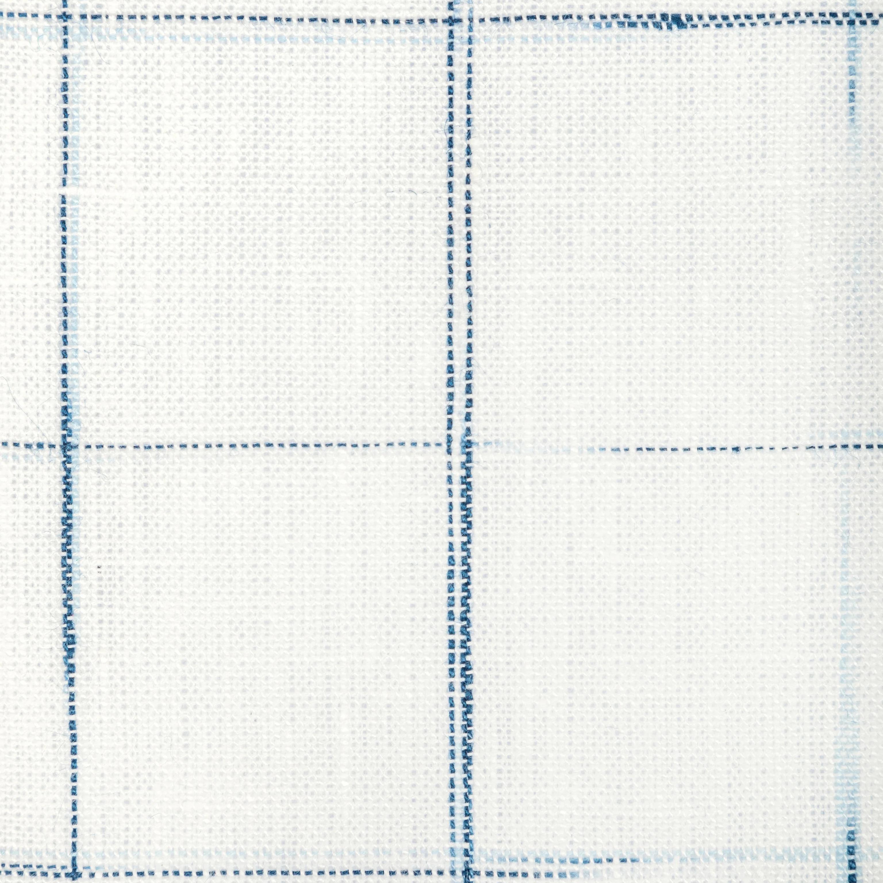 Kravet Ennis Check Indigo Fabric - Image 3