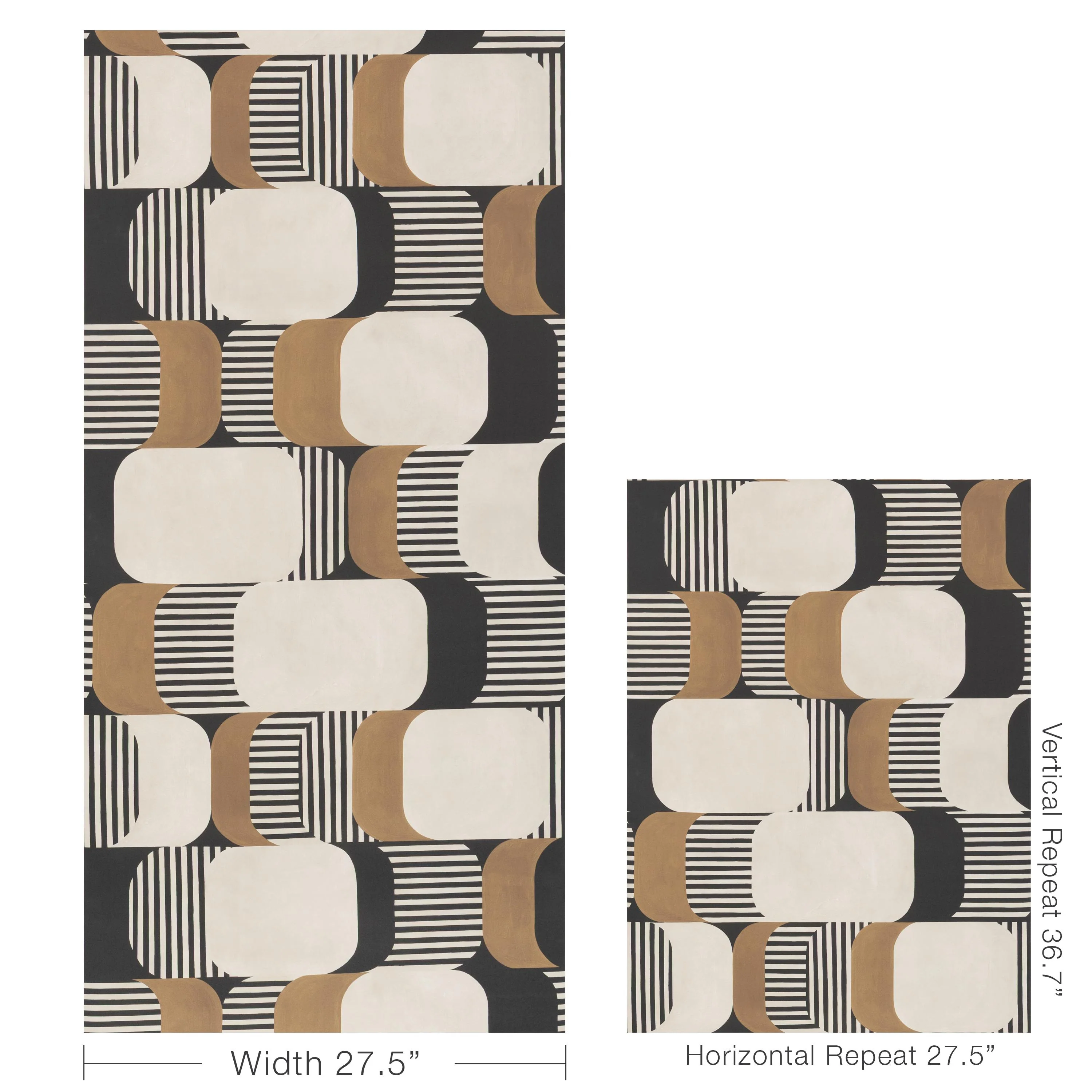 Kravet Good Vibes Noir Wallpaper - Image 6