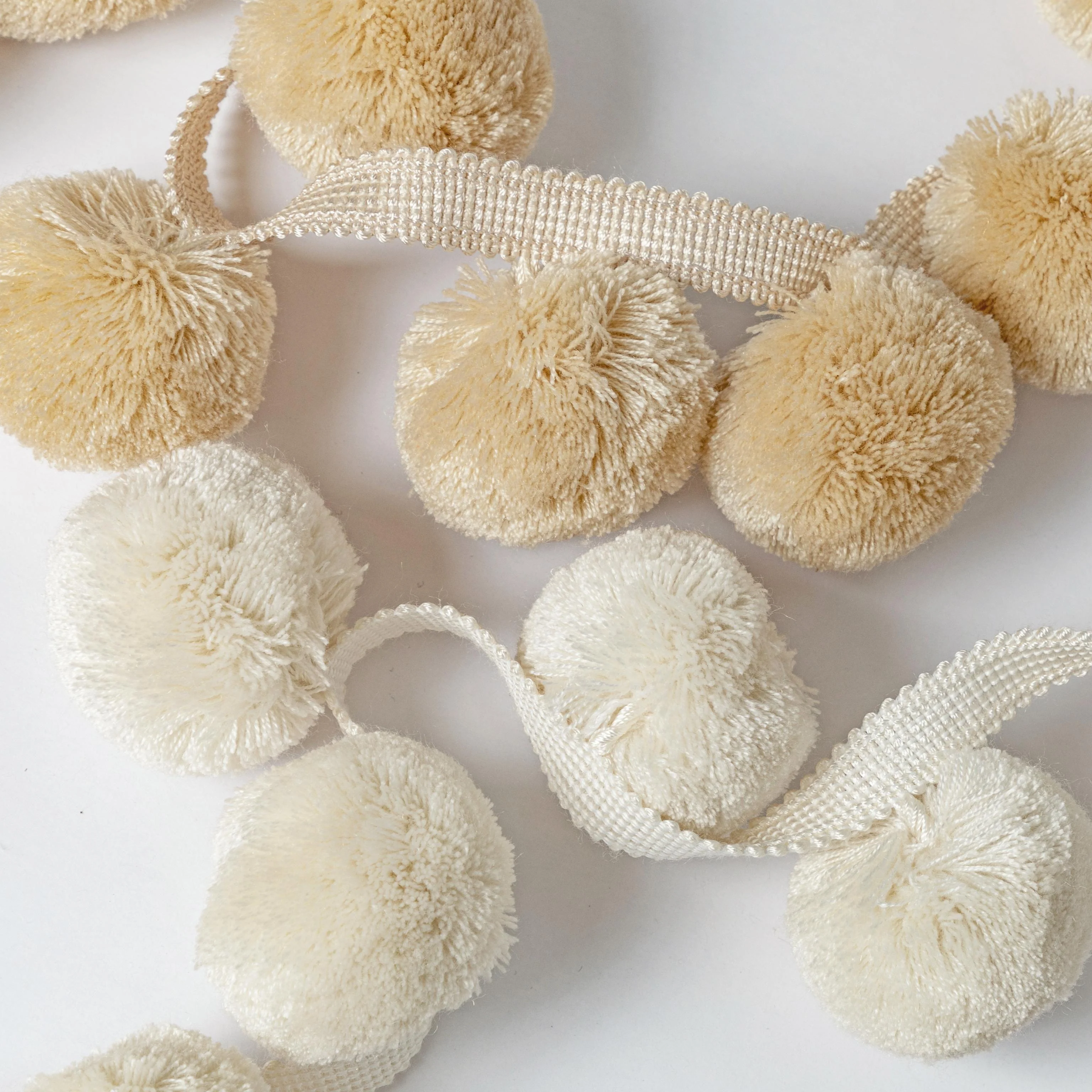 Kravet Jungle Poms Cream Trim - Image 4