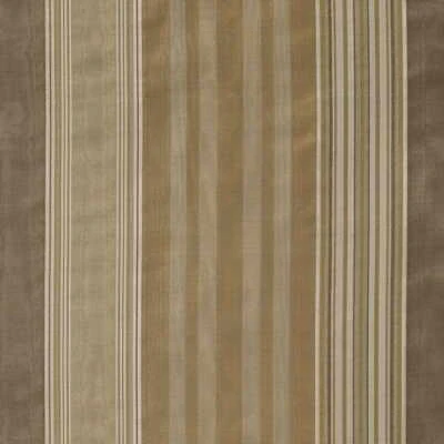 Kravet Layered Stripe Amber Drapery Fabric - Image 2