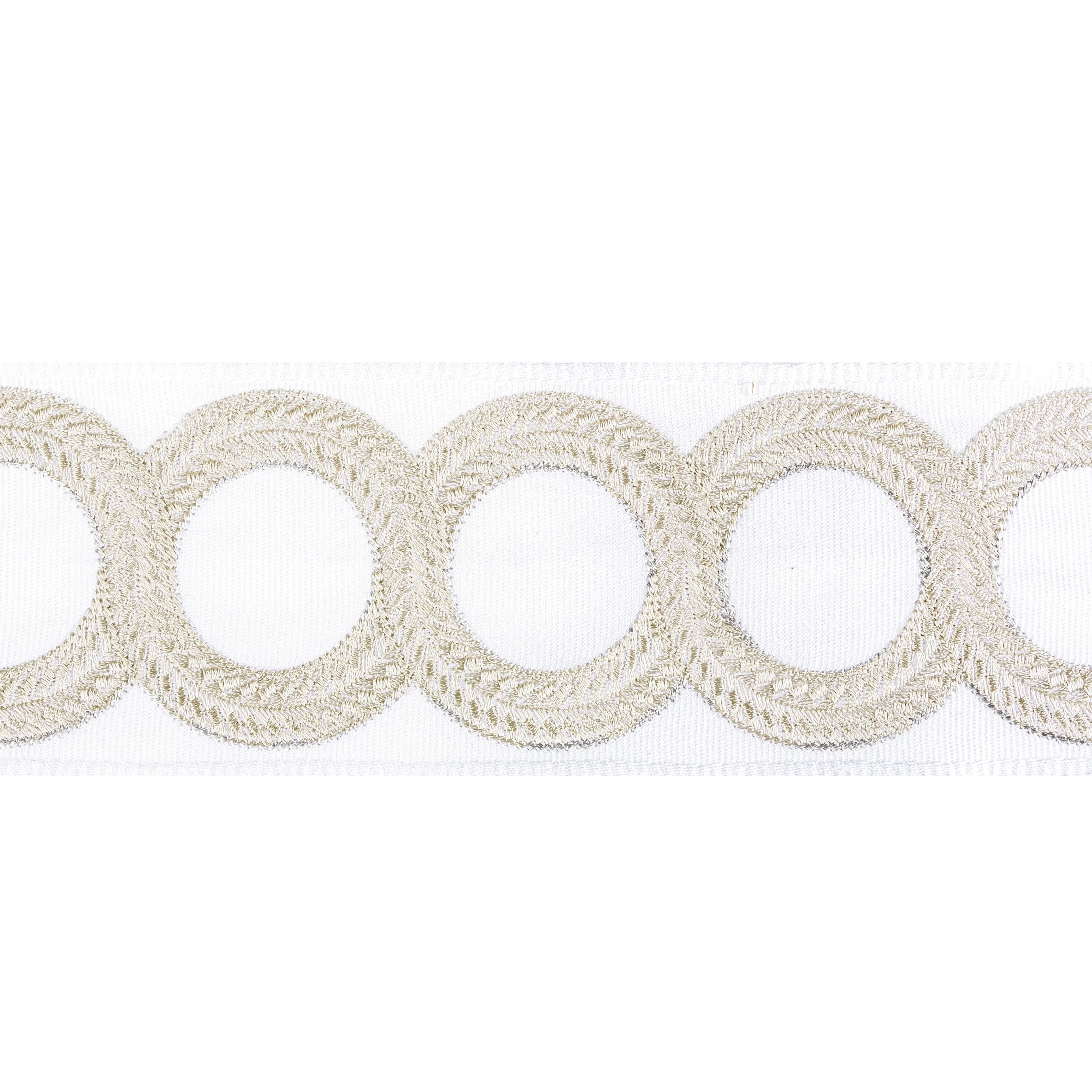 Kravet Looped Tape Light Silver Trim