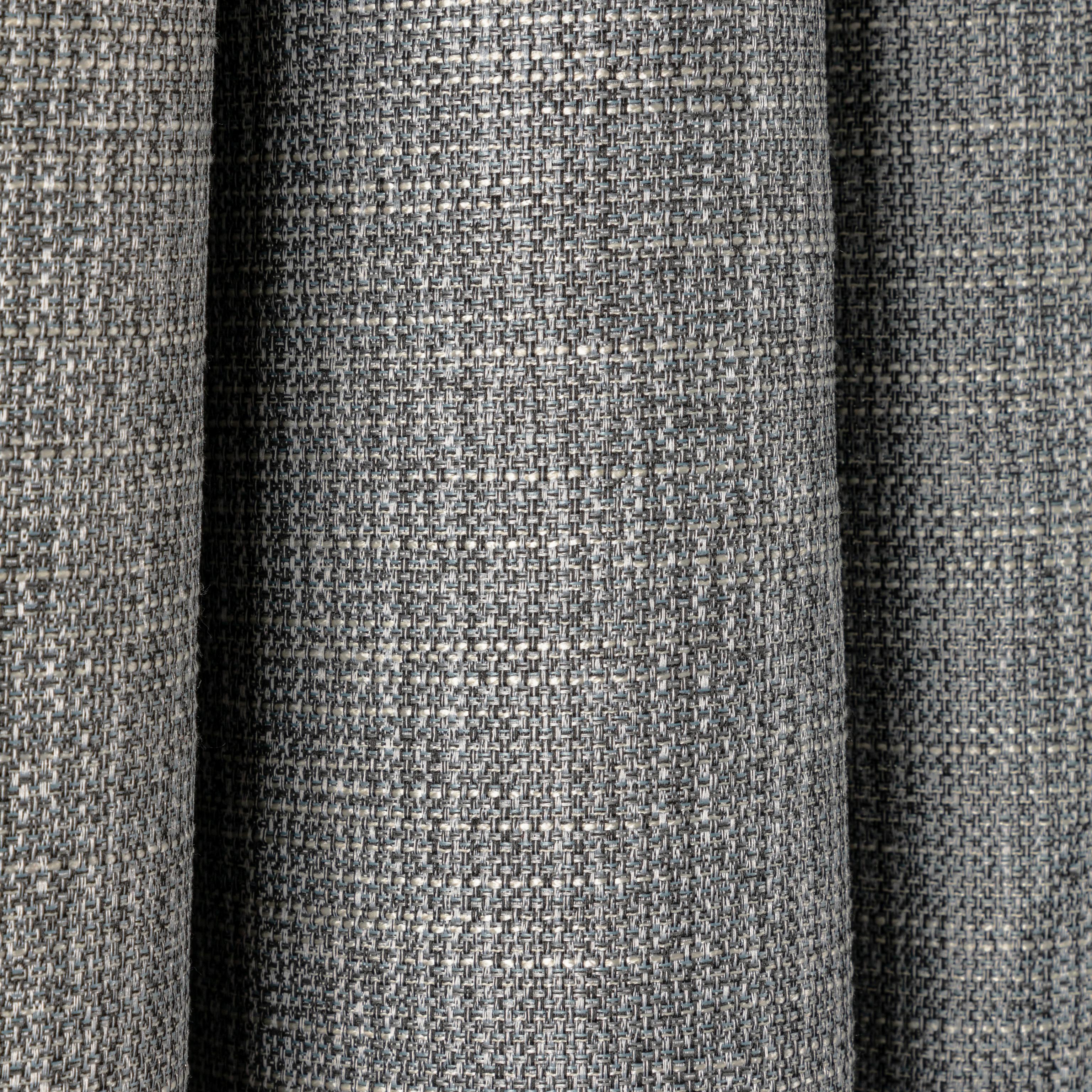 Kravet Luma Texture Black Ice Drapery Fabric - Image 5