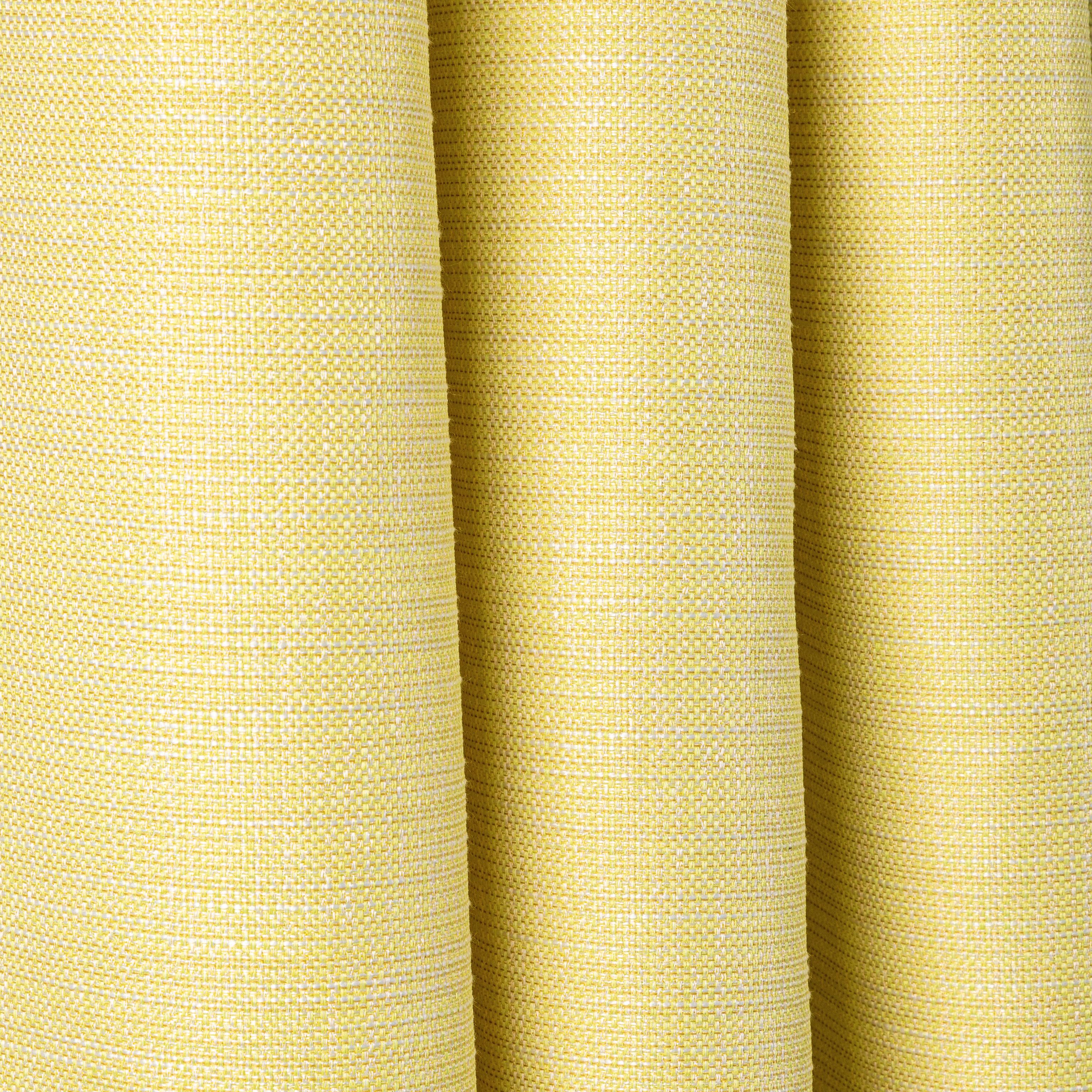 Kravet Luma Texture Citron Drapery Fabric - Image 4