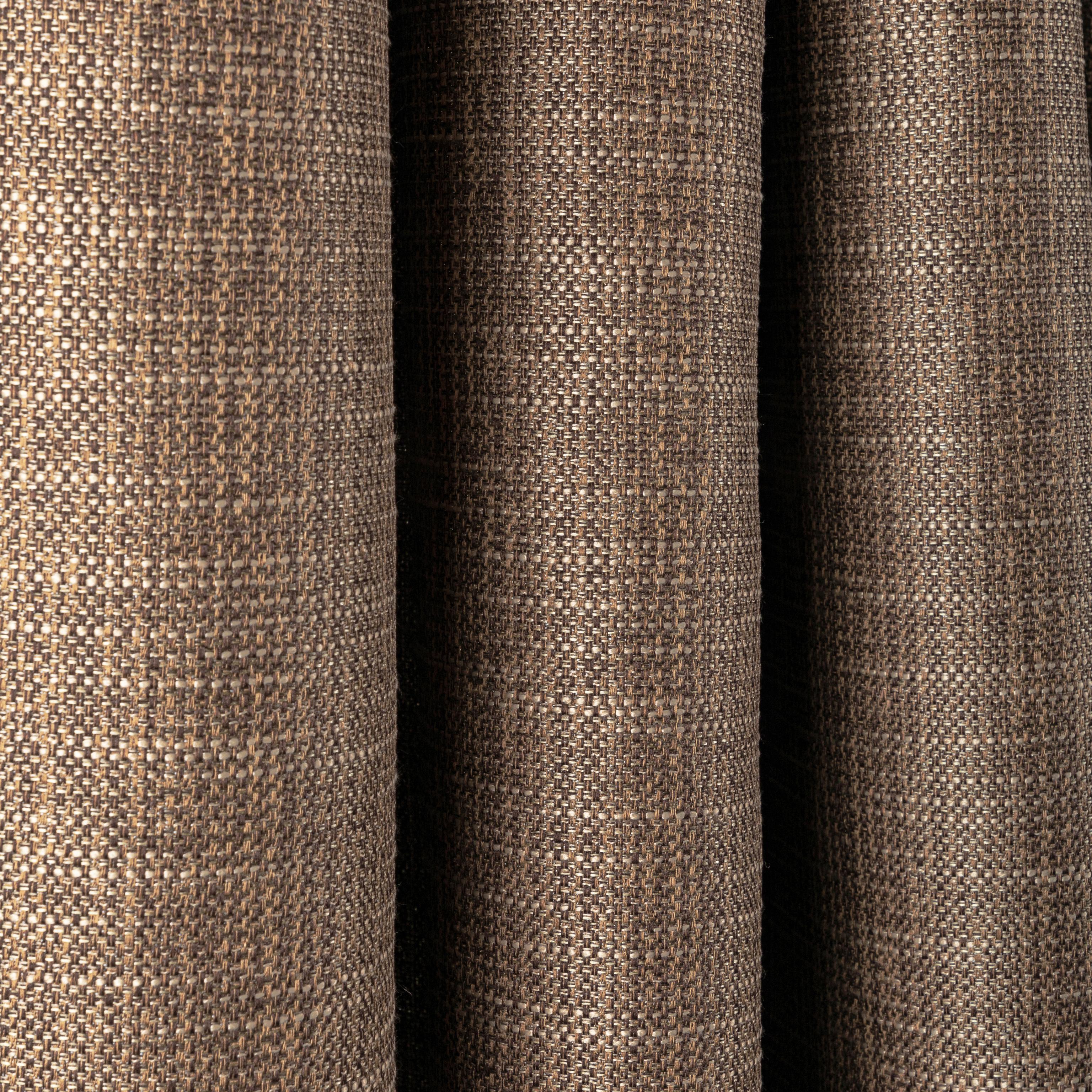 Kravet Luma Texture Walnut Drapery Fabric - Image 4