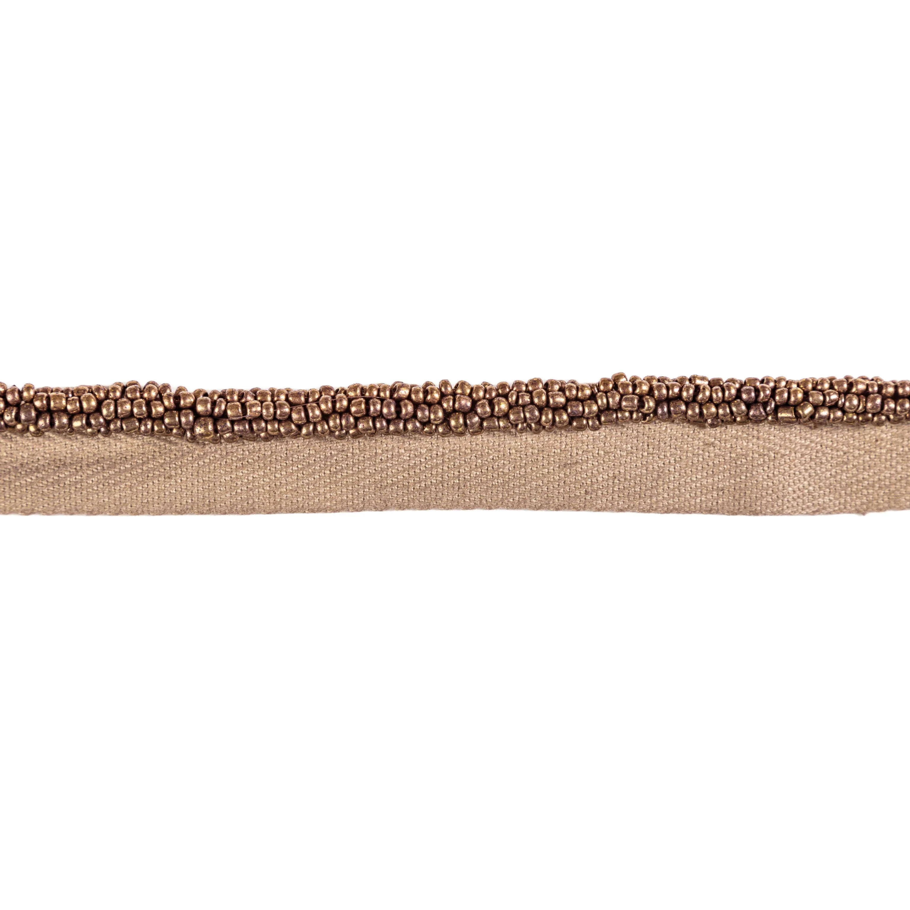 Kravet Luxe Bead Cord Copper Trim - Image 2