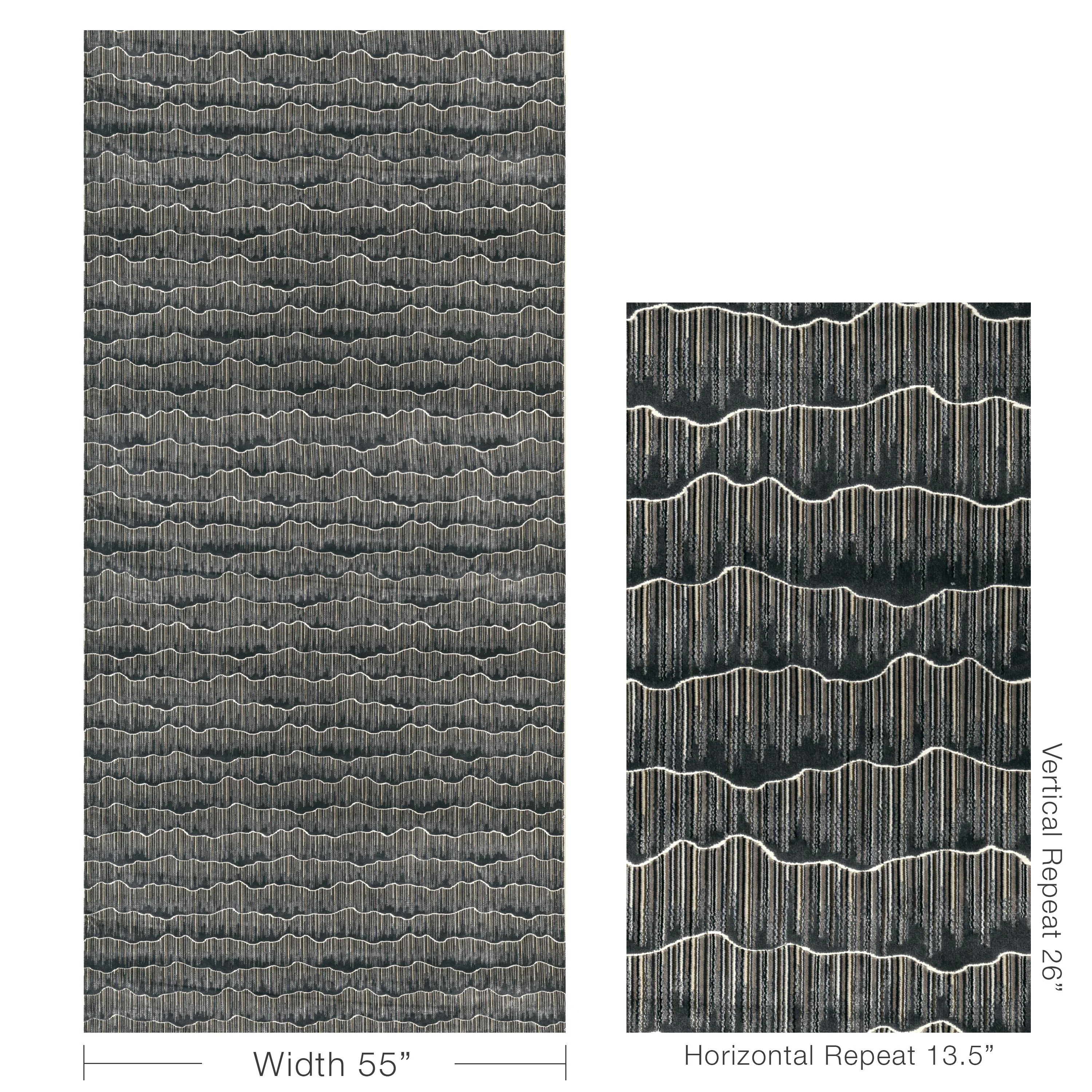 Kravet Mountainscape Noir Upholstery Fabric - Image 5