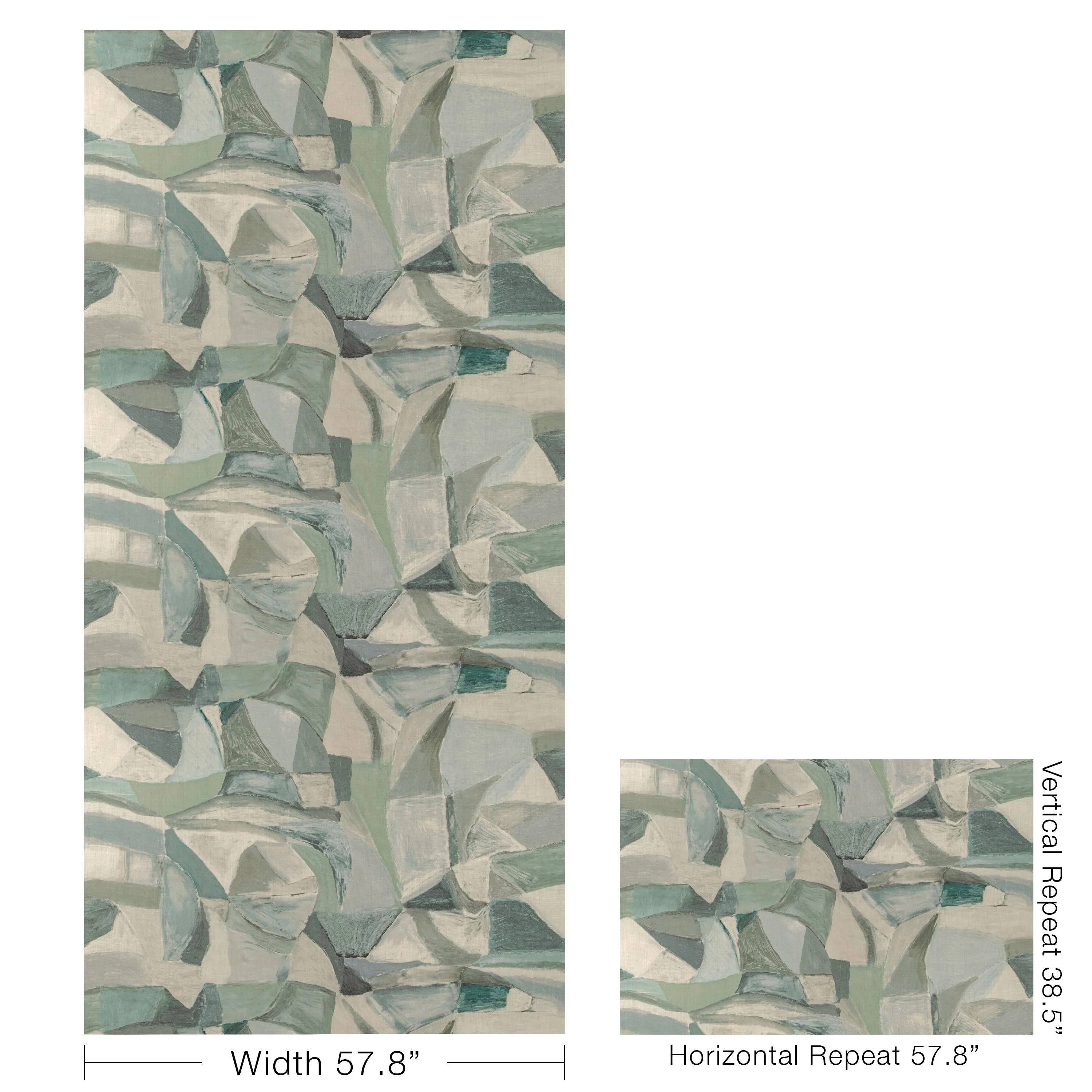 Kravet Mural Seaglass Fabric - Image 5
