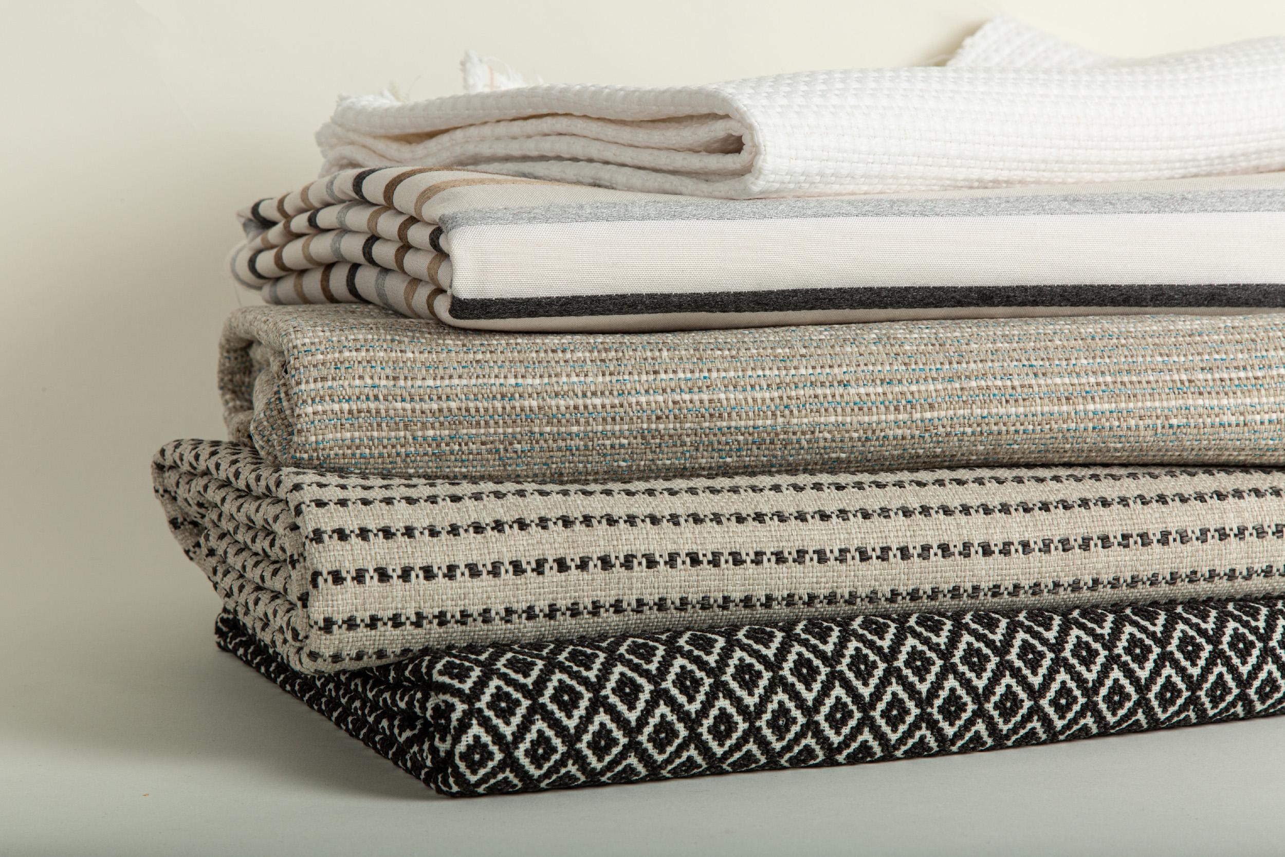Kravet Ocean Stripe Natural Upholstery Fabric - Image 4