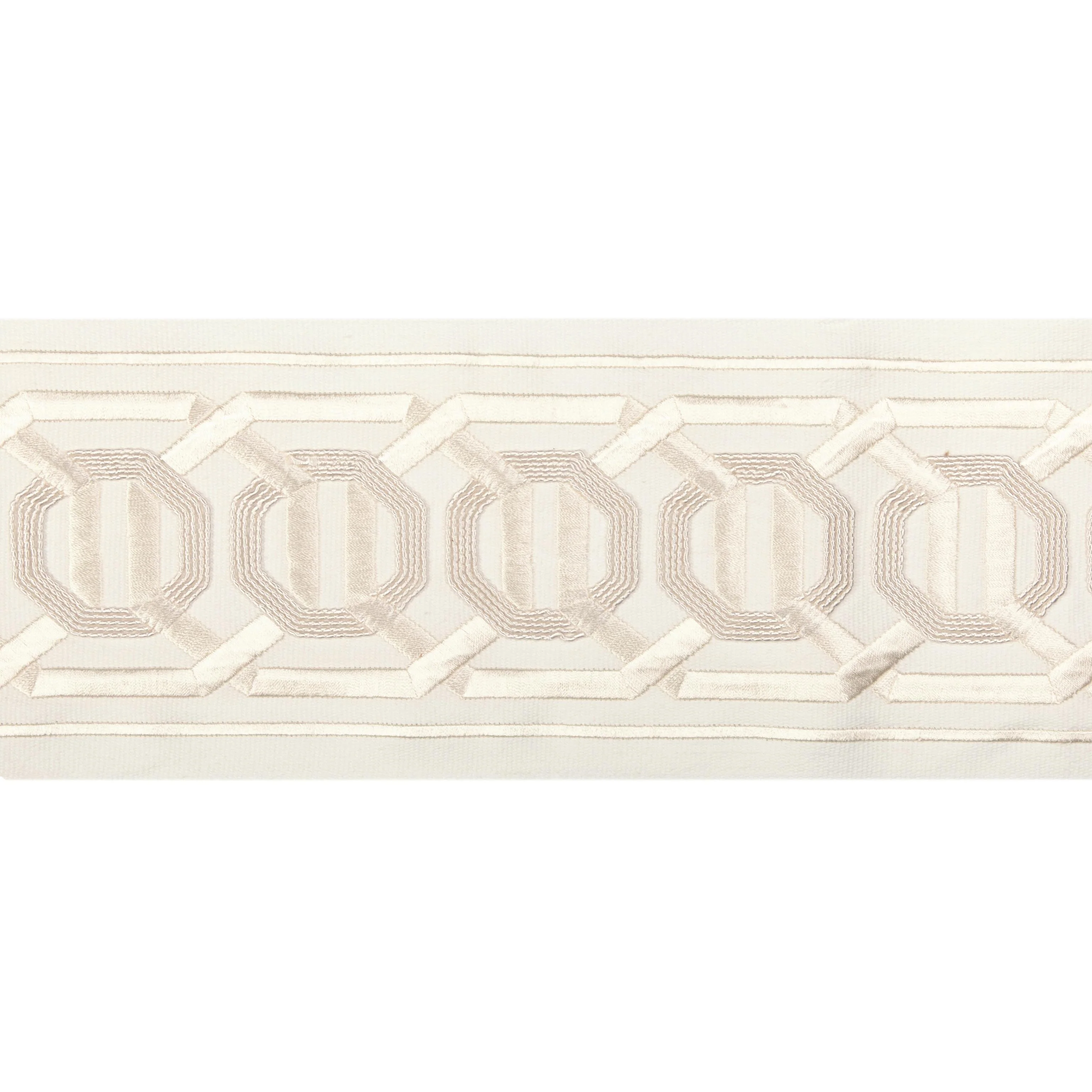 Kravet Octagon Wide Tape Ivory Trim - Image 2
