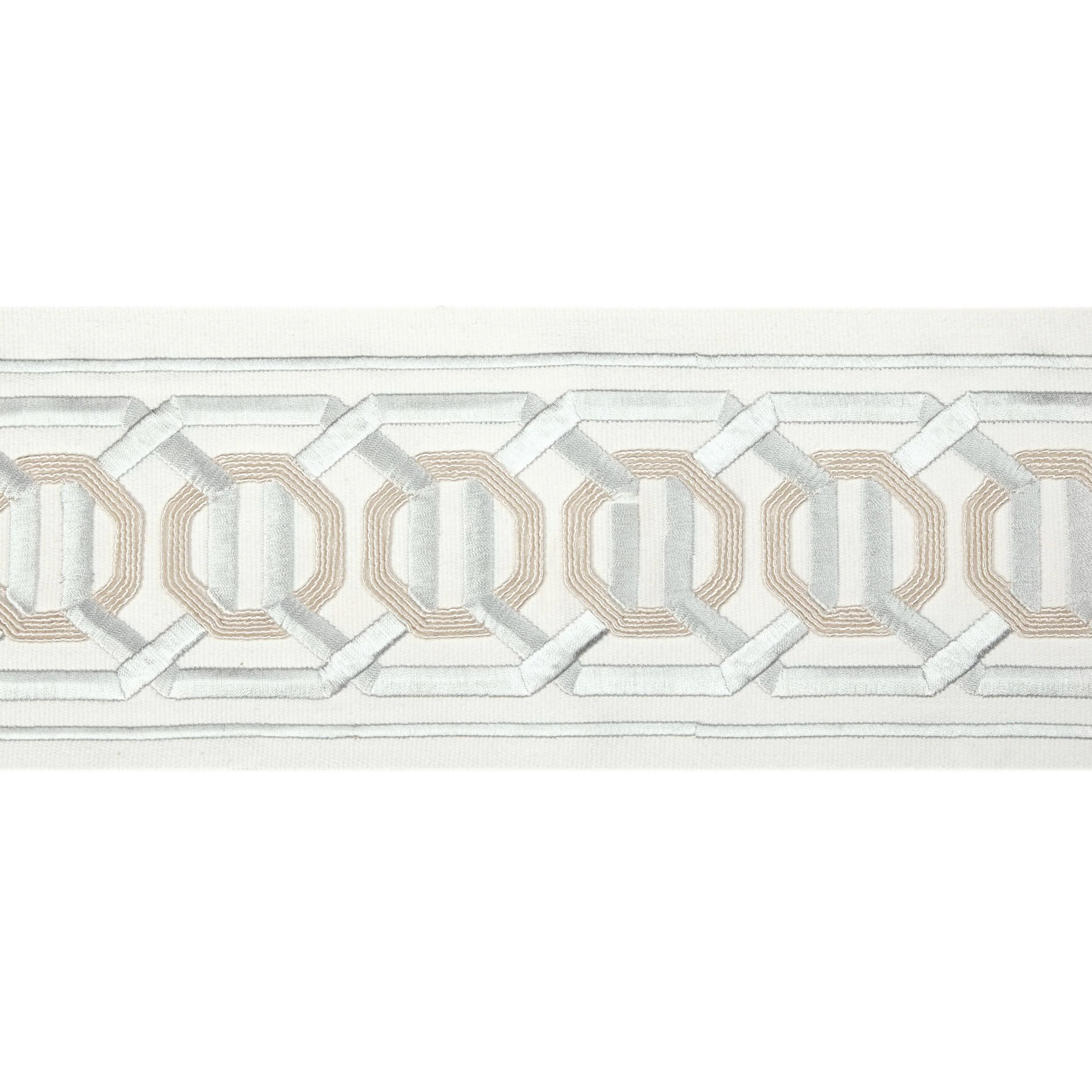 Kravet Octagon Wide Tape Silver Trim - Image 2