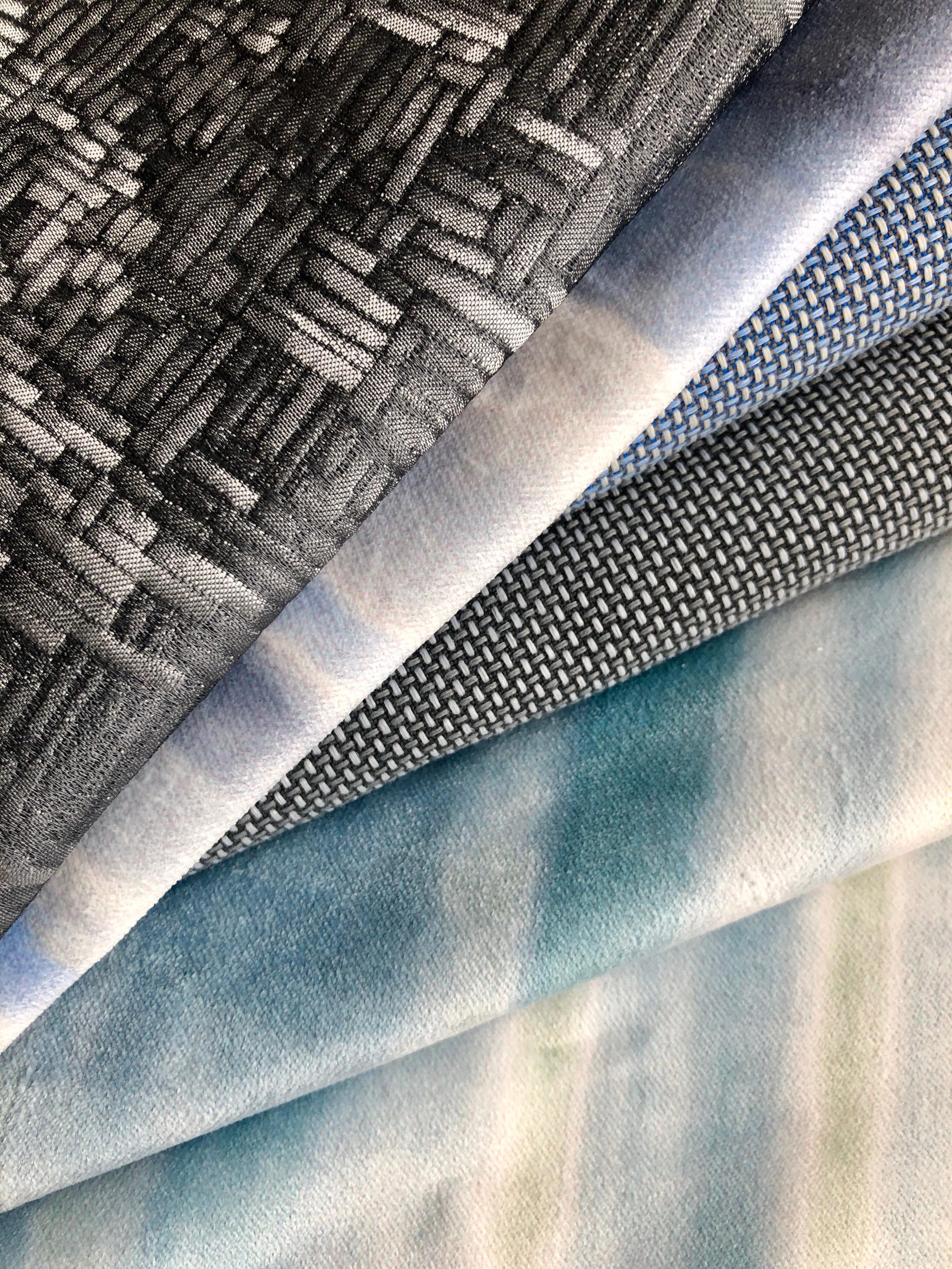 Kravet Ola Silver Sea Drapery Fabric - Image 3