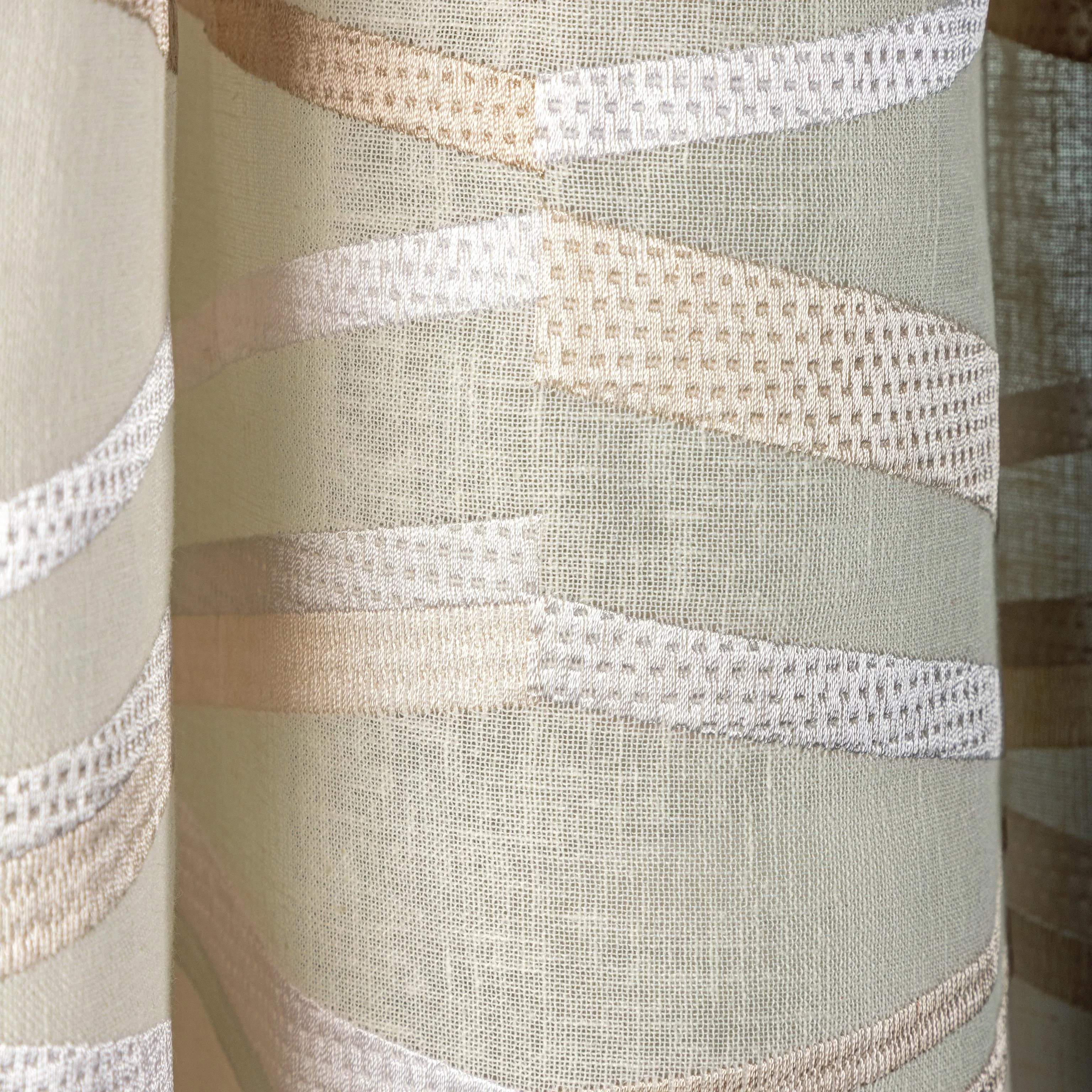 Kravet Parabola Cream Drapery Fabric - Image 8