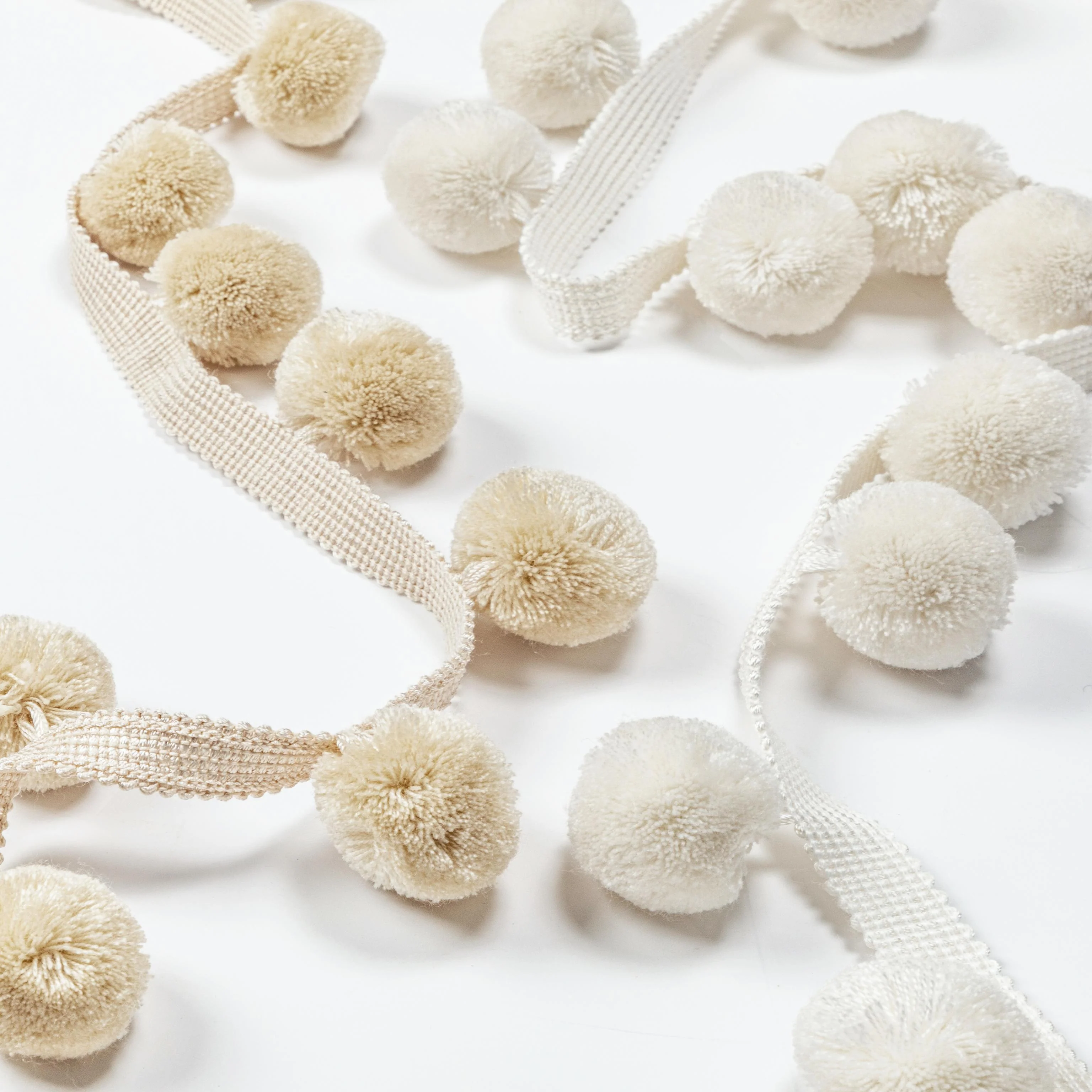 Kravet Paradise Poms Cream Trim - Image 4