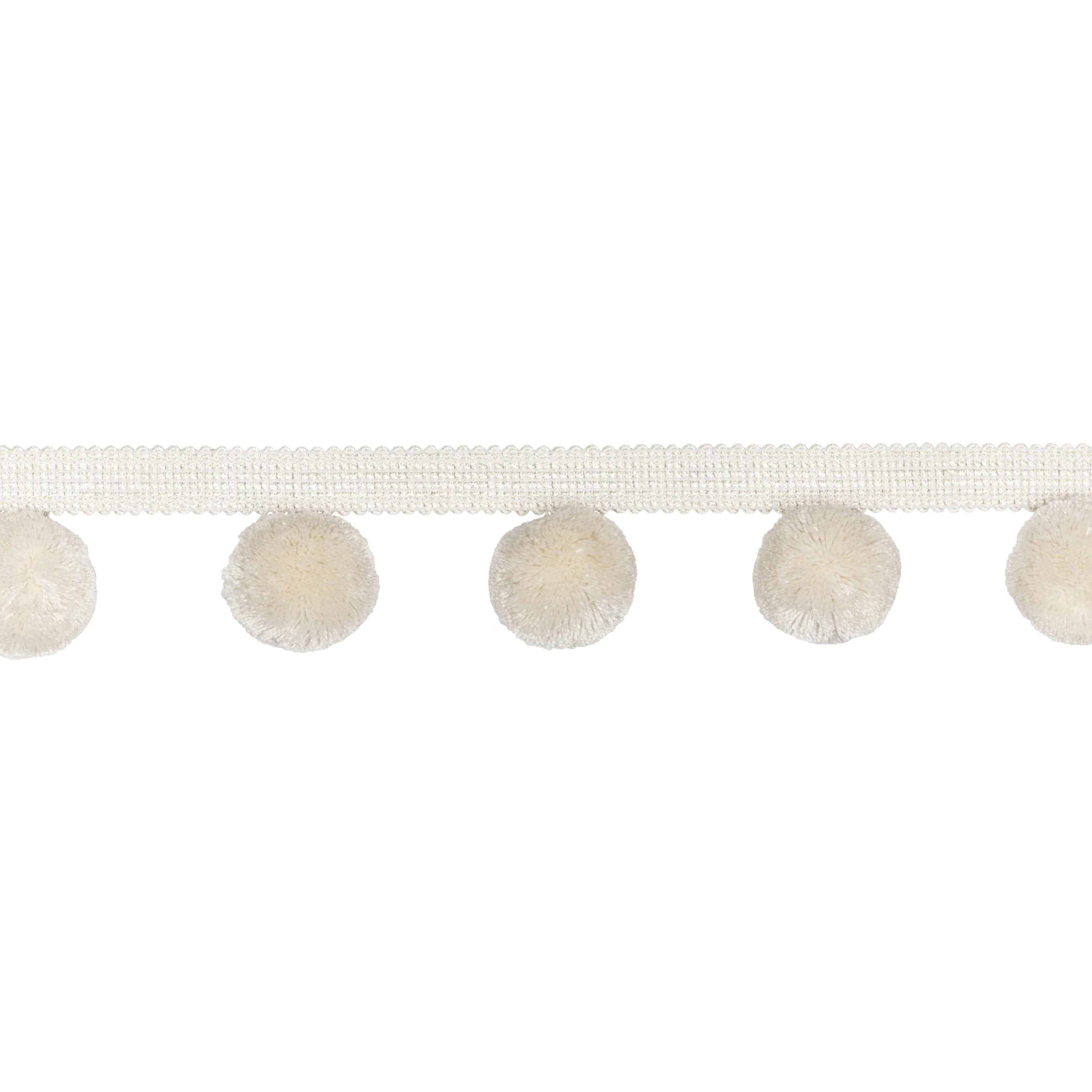 Kravet Paradise Poms Ivory Trim