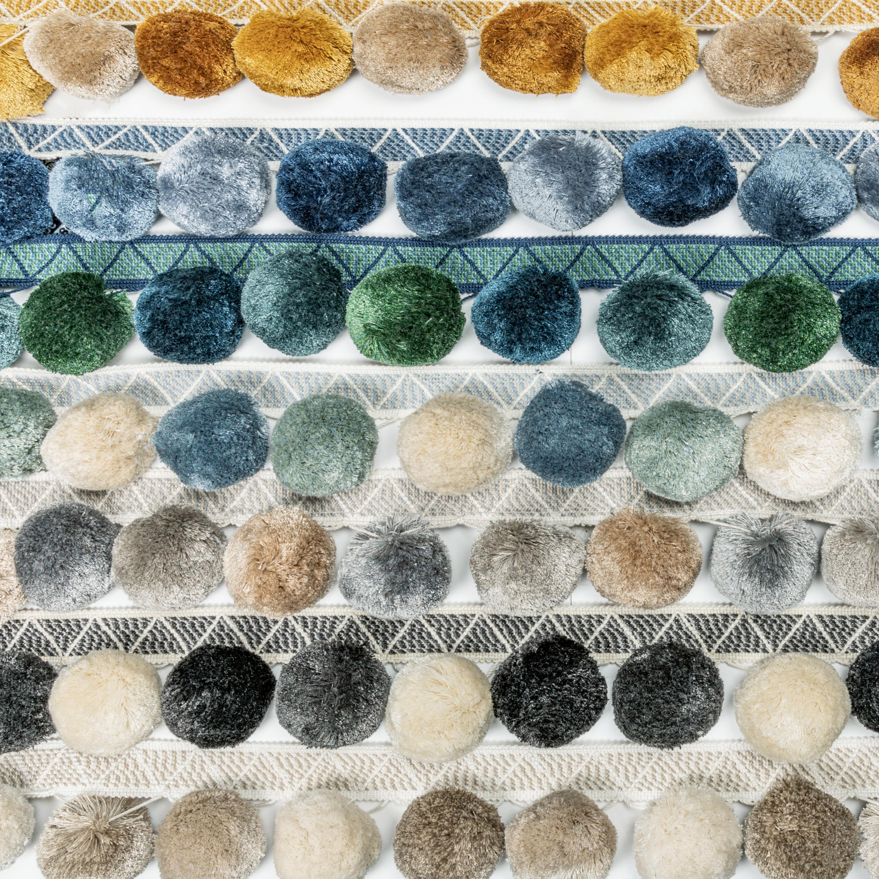 Kravet Phuket Poms Ivory/Noir Trim - Image 5
