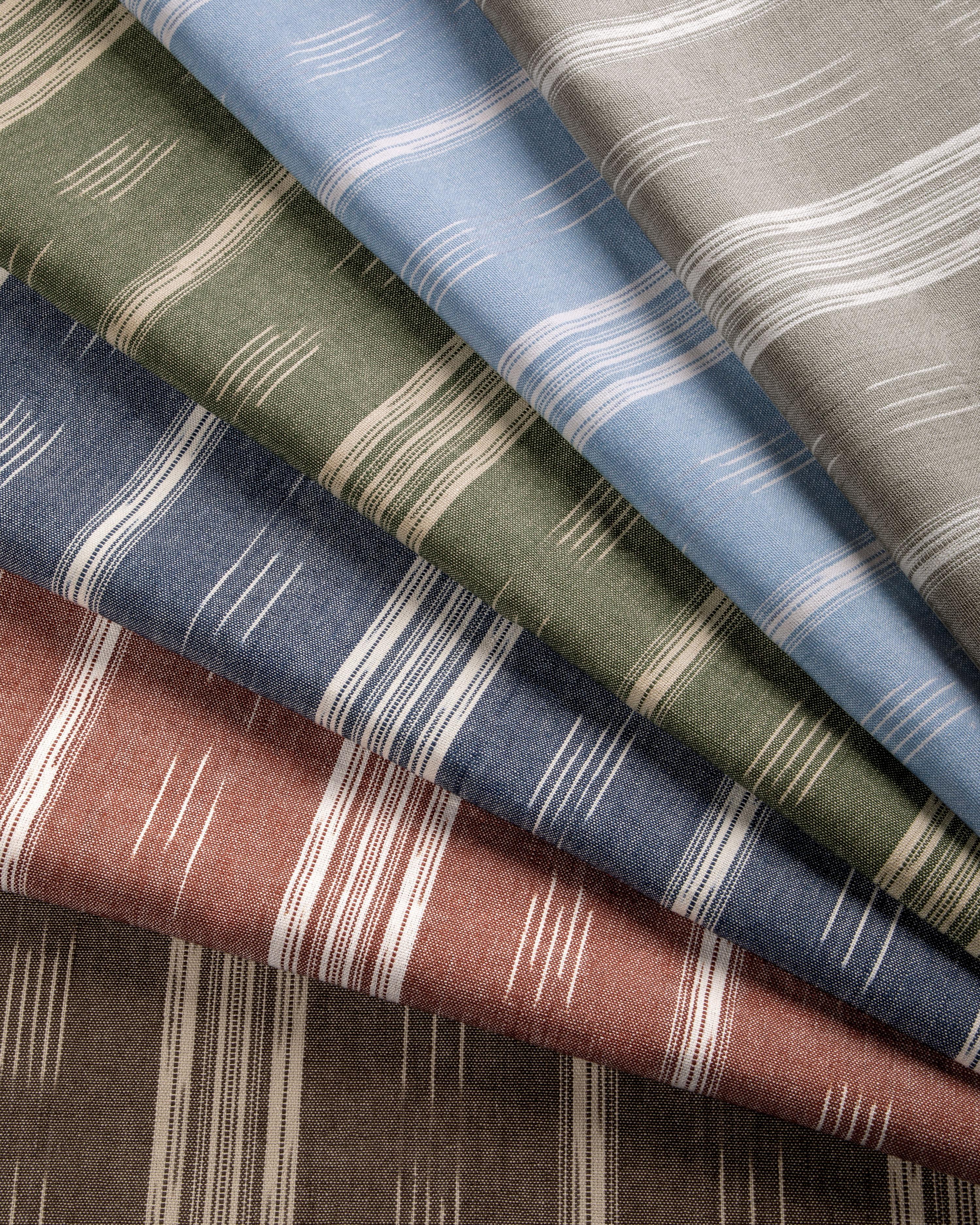 Kravet Puri Stripe Moss Fabric - Image 6