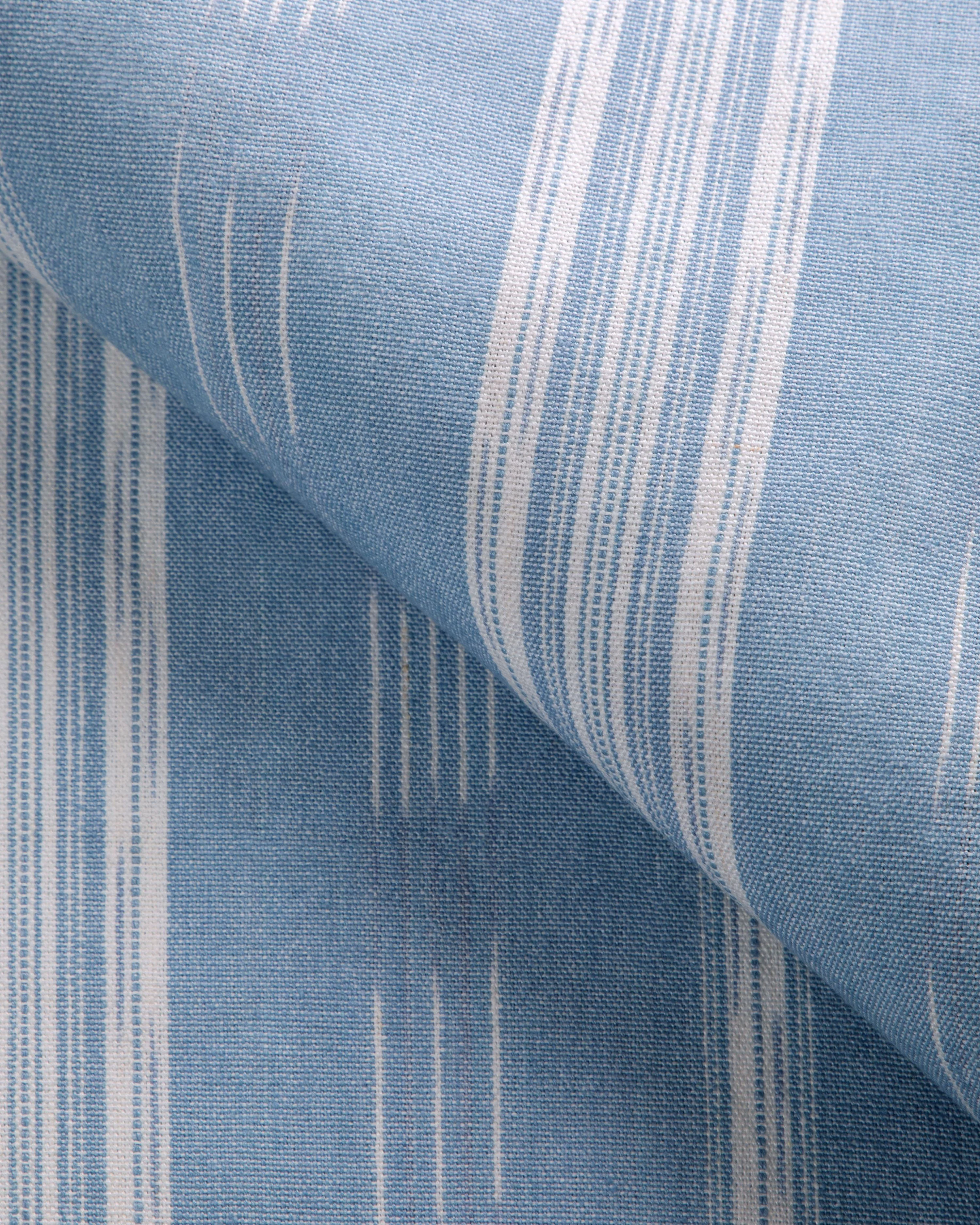 Kravet Puri Stripe Sky Fabric - Image 4