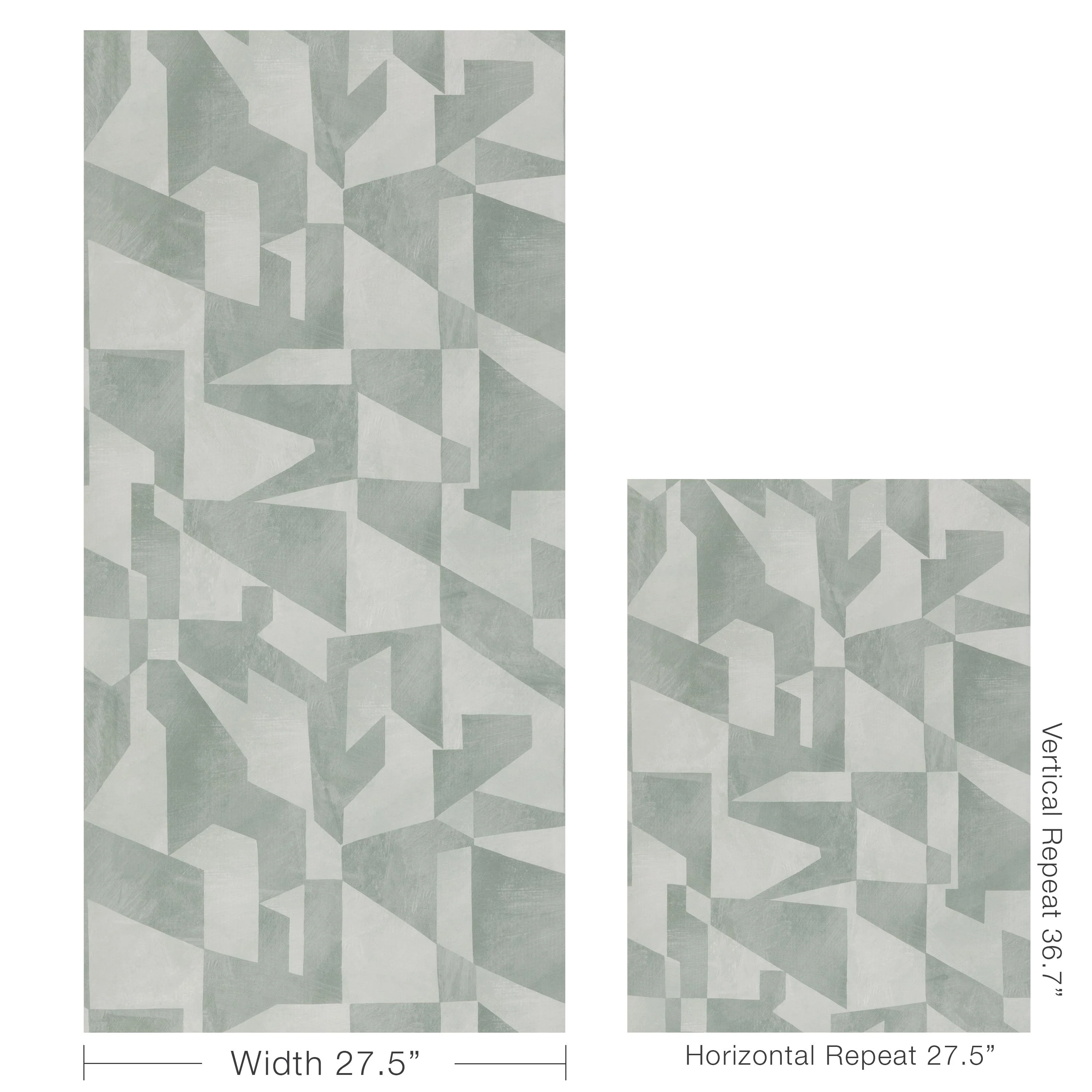 Kravet Shape Shifter Jade Wallpaper - Image 2
