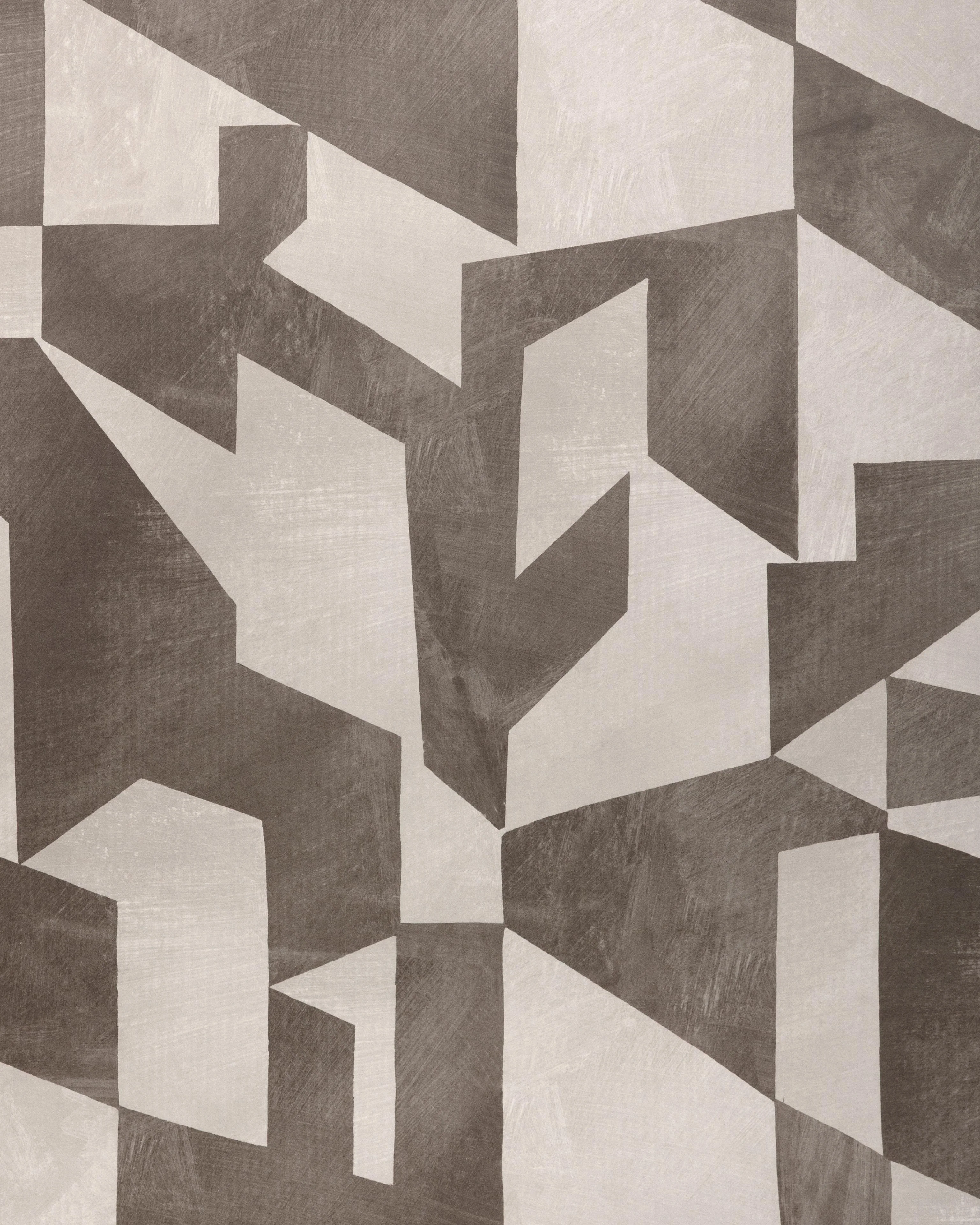 Kravet Shape Shifter Truffle Wallpaper