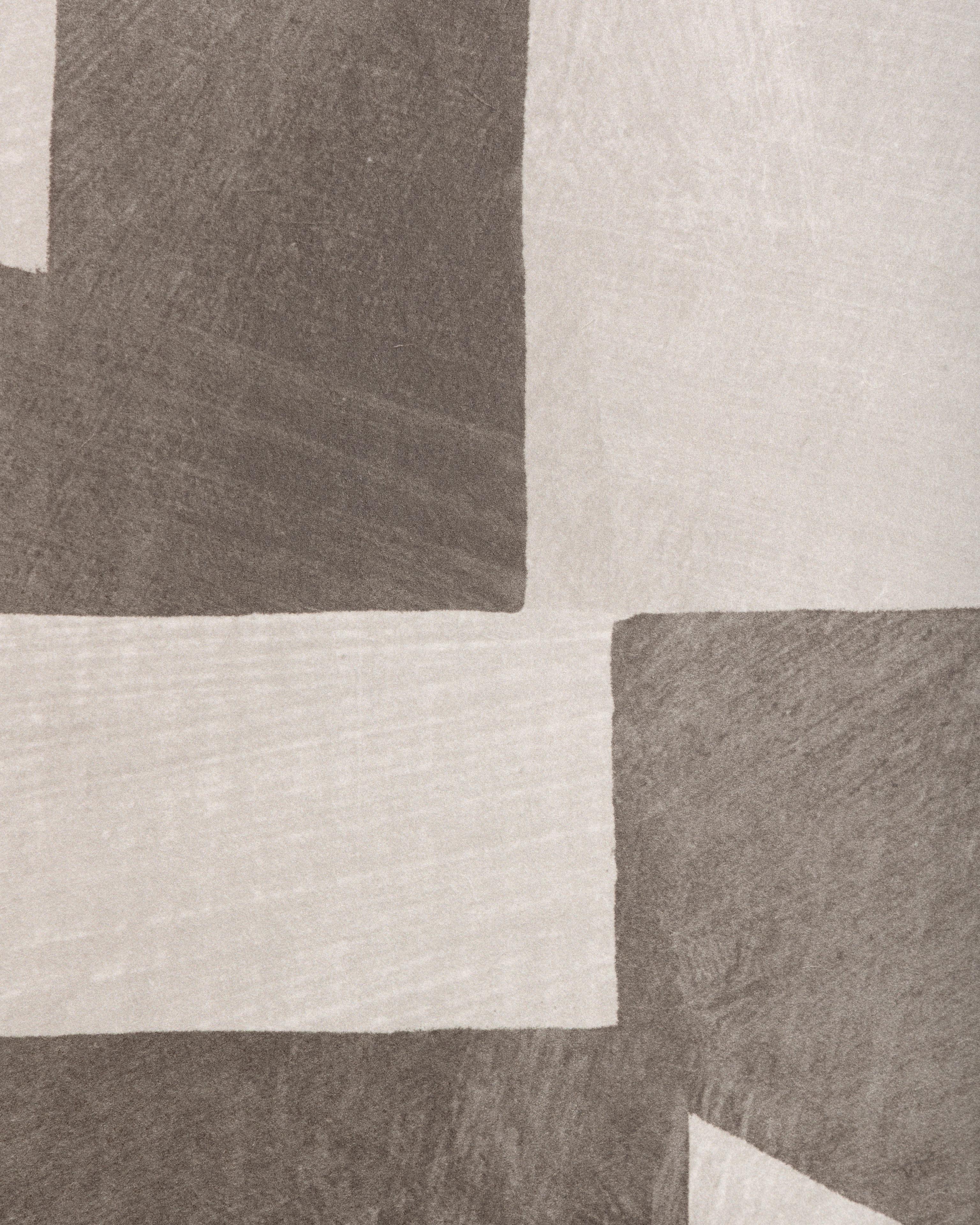 Kravet Shape Shifter Truffle Wallpaper - Image 4