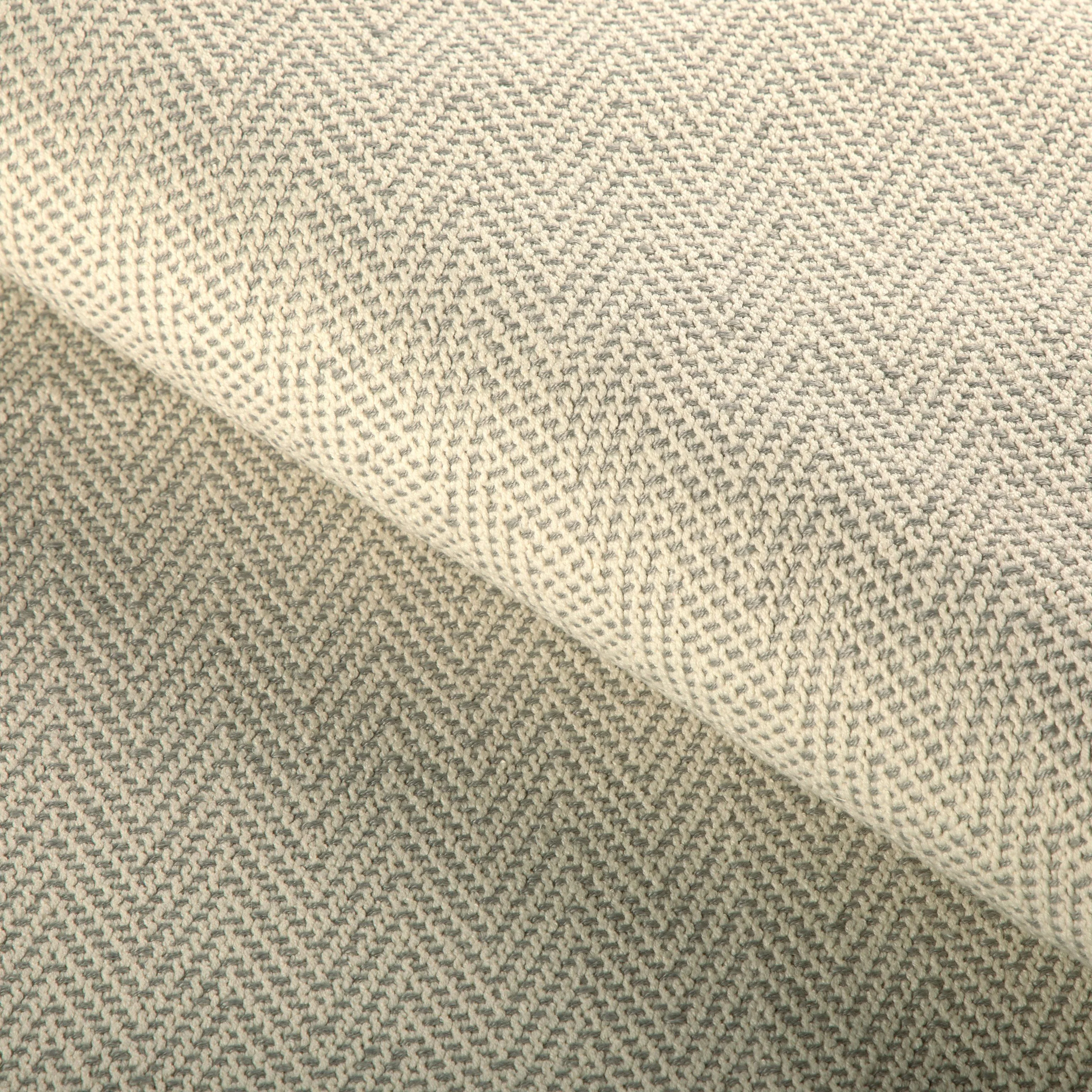 Kravet Sims Chevron Dove Upholstery Fabric - Image 4