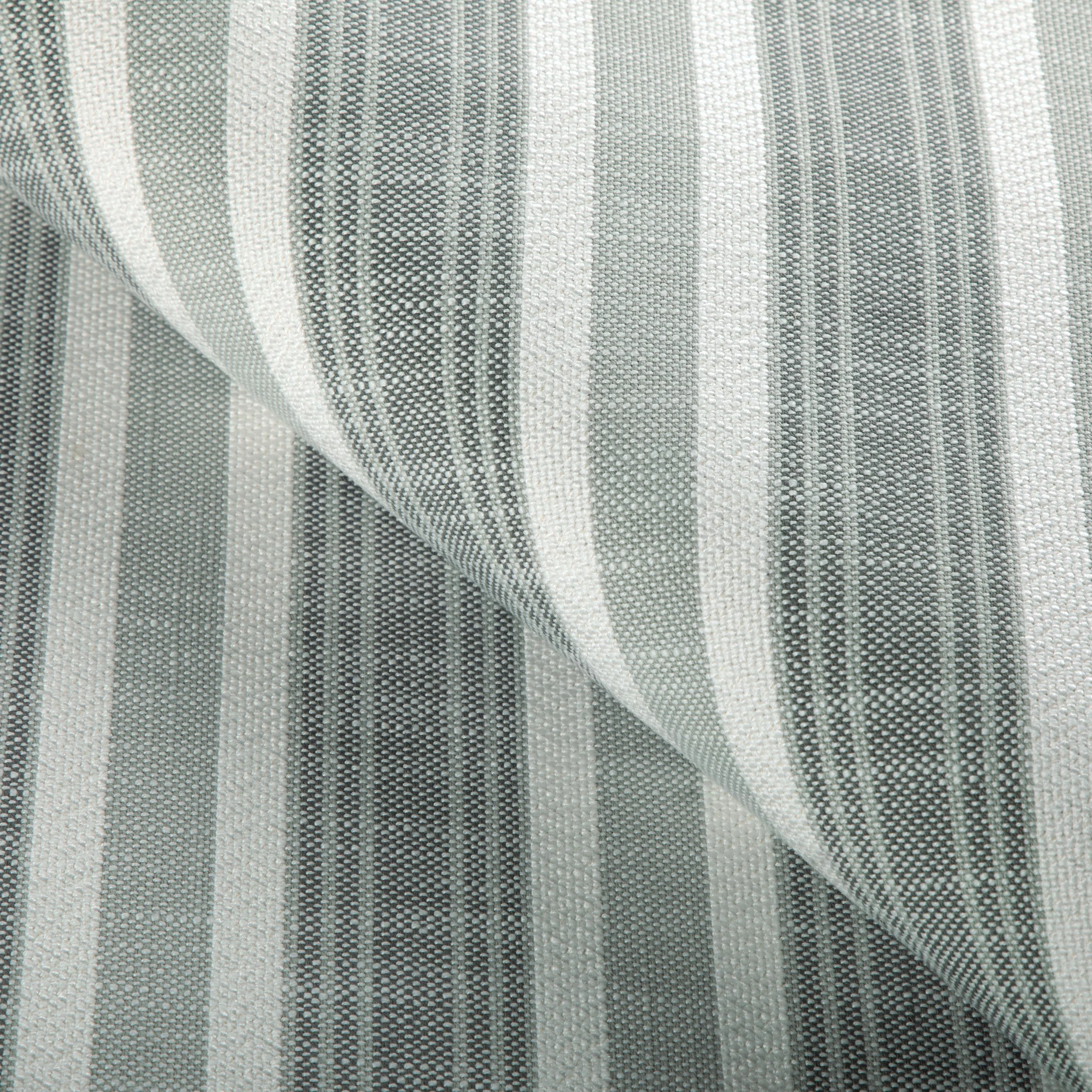 Kravet Sims Stripe Graphite Upholstery Fabric - Image 4