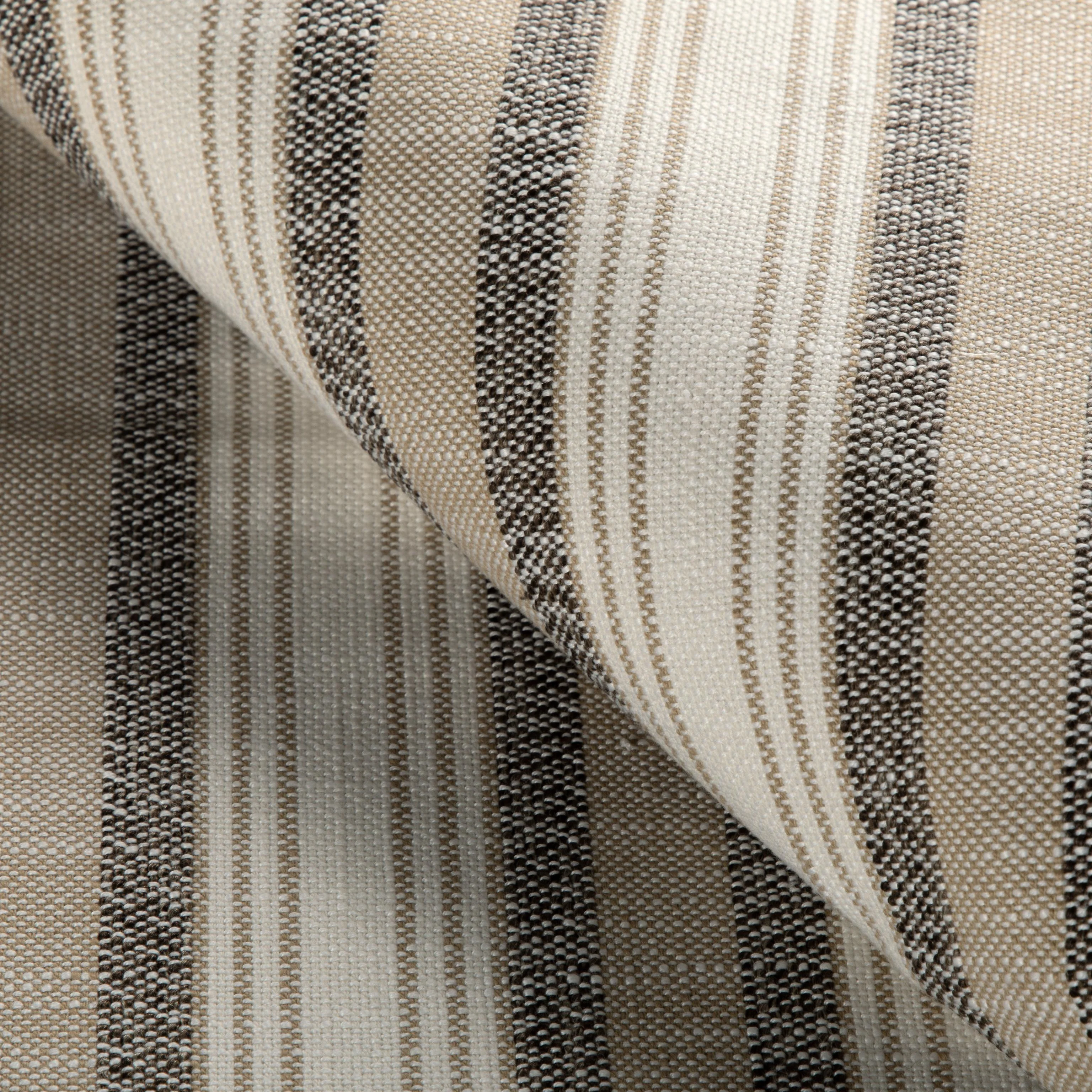 Kravet Sims Stripe Latte Upholstery Fabric - Image 4