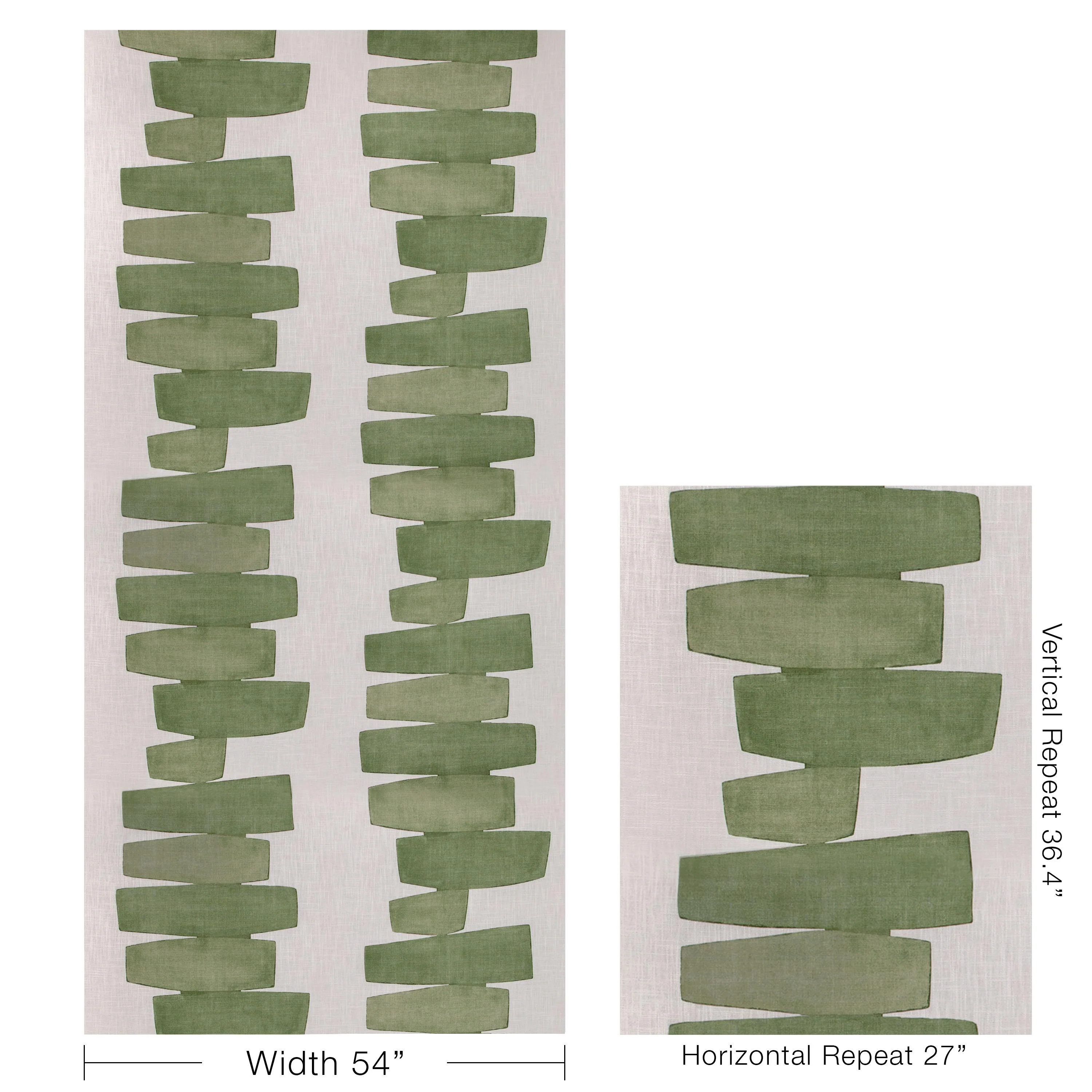 Kravet Stacked Leaf Fabric - Image 5
