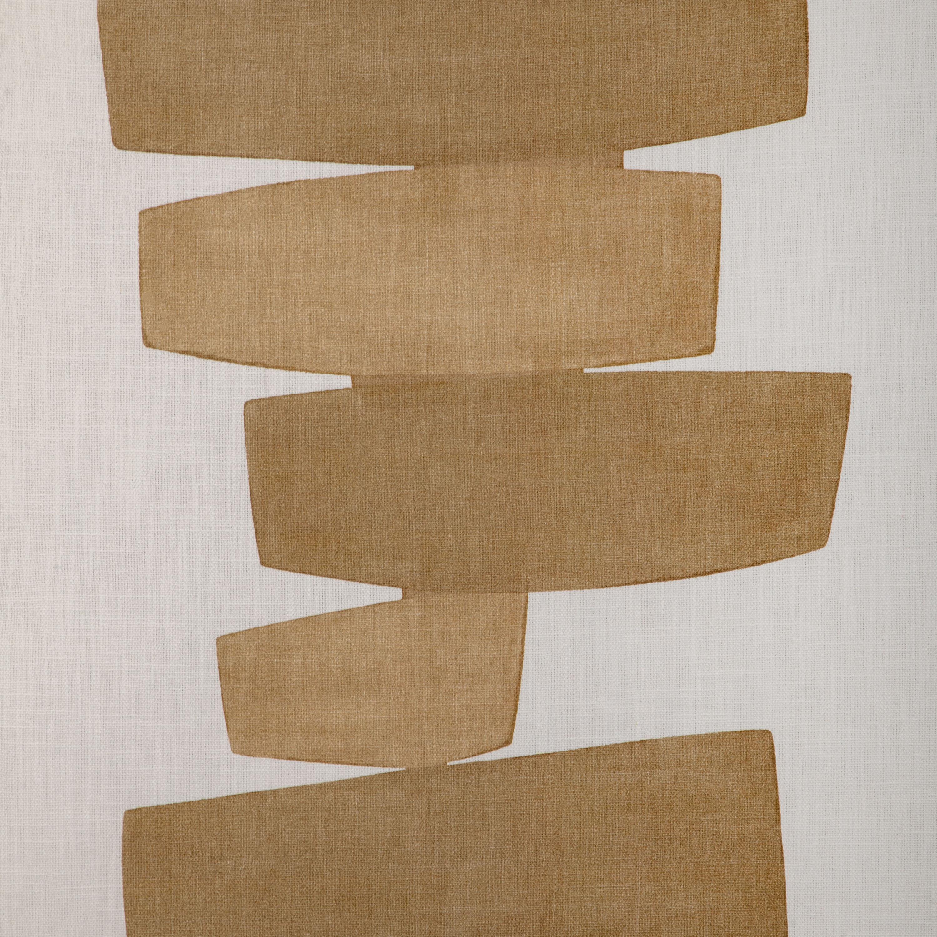 Kravet Stacked Saffron Fabric - Image 2
