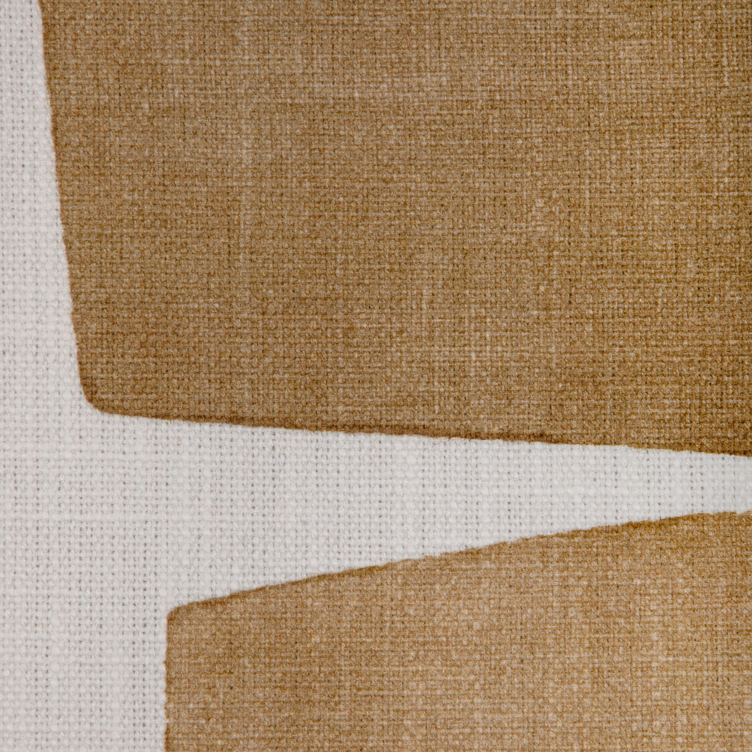 Kravet Stacked Saffron Fabric - Image 3